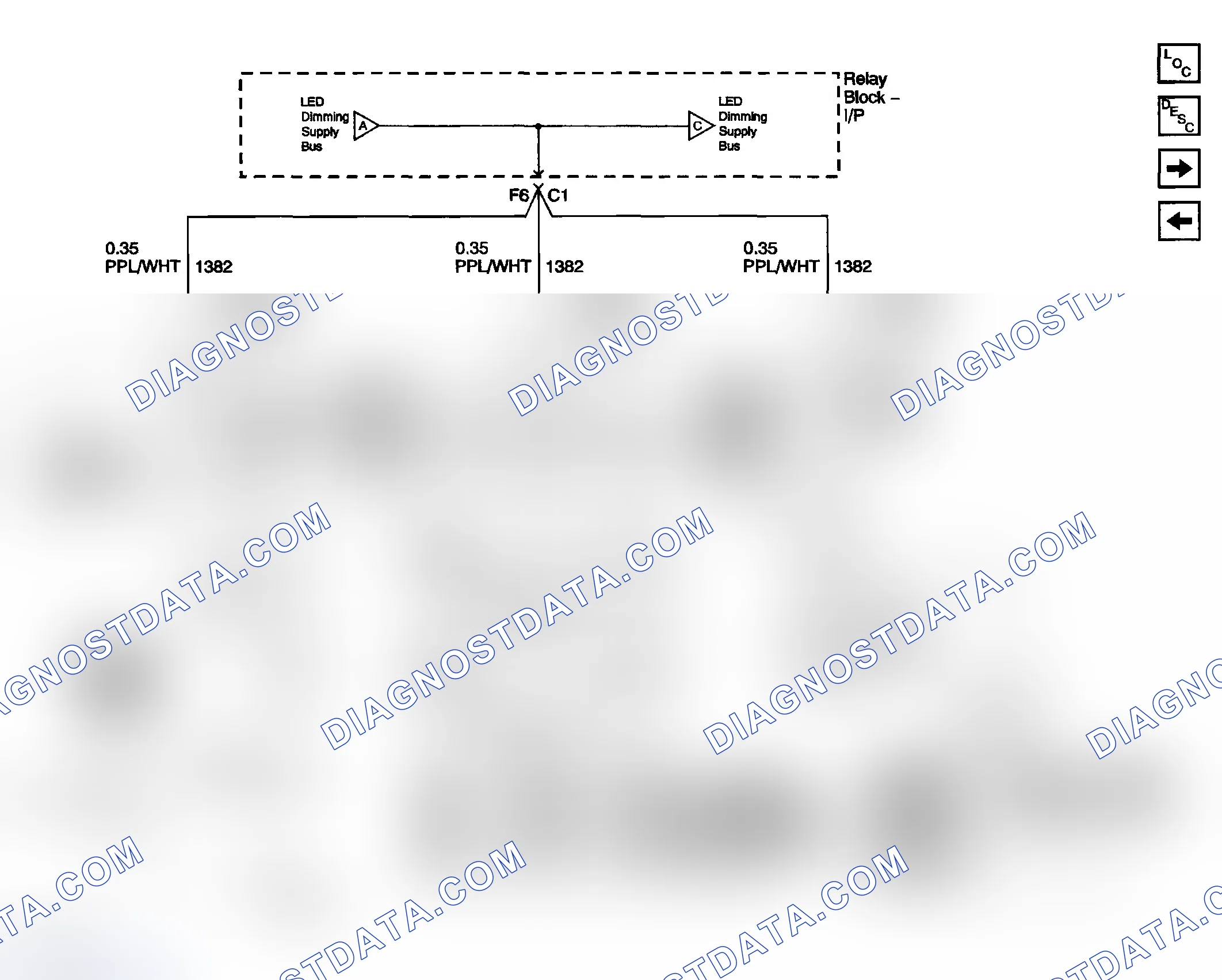 Scheme 35: Interior Lights Dimming Schematics (LED Dimming Supply Voltage - 1 of 2)