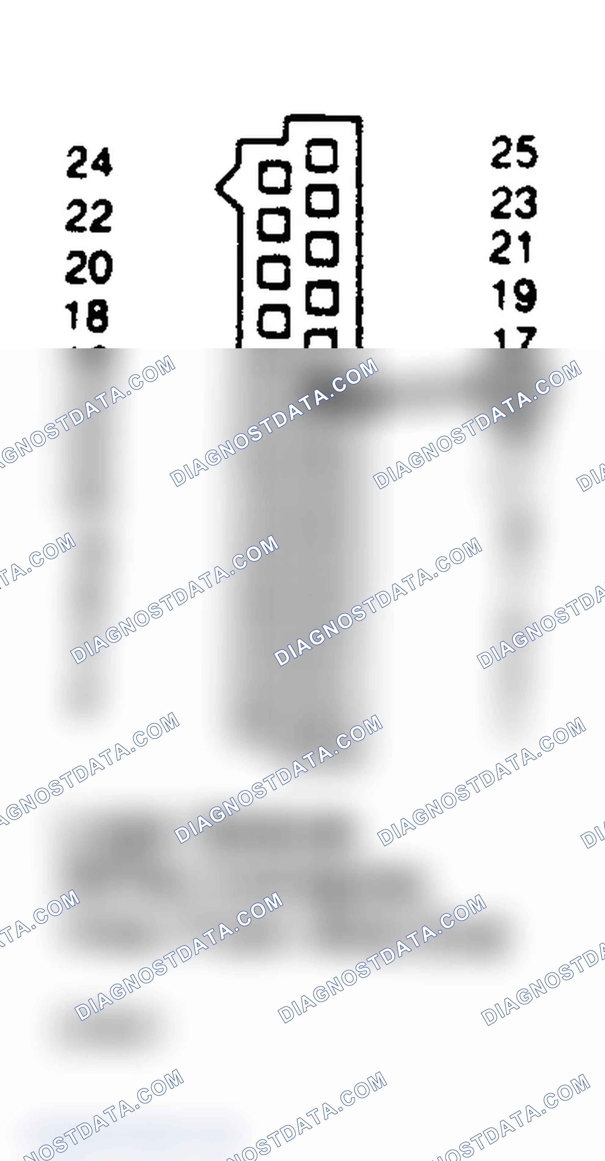 Scheme 163: Logic Module White Connector View From Wire End