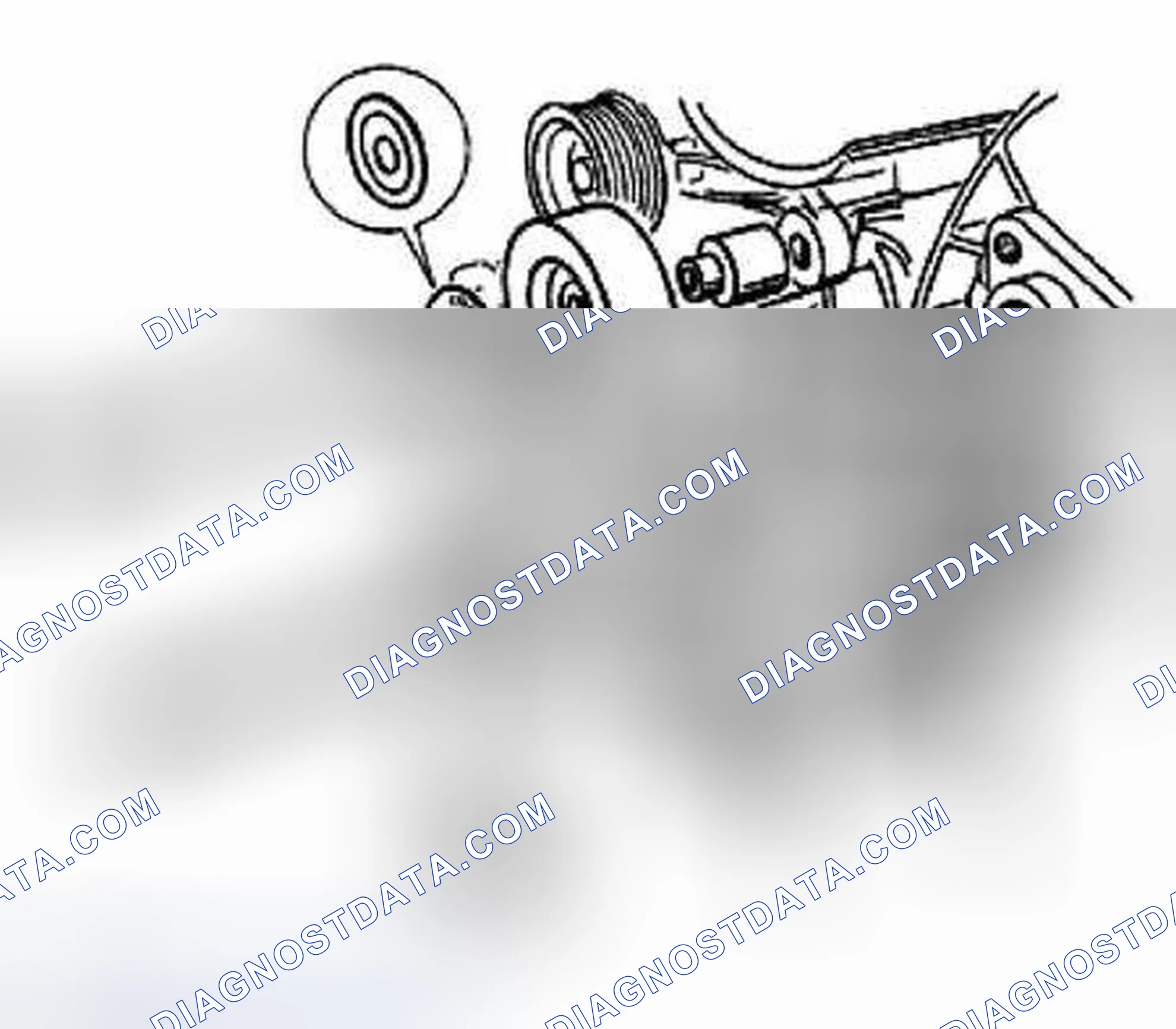 Scheme 620: REMOVING AND INSTALLING TENSIONING ROLLER FOR DRIVE BELT