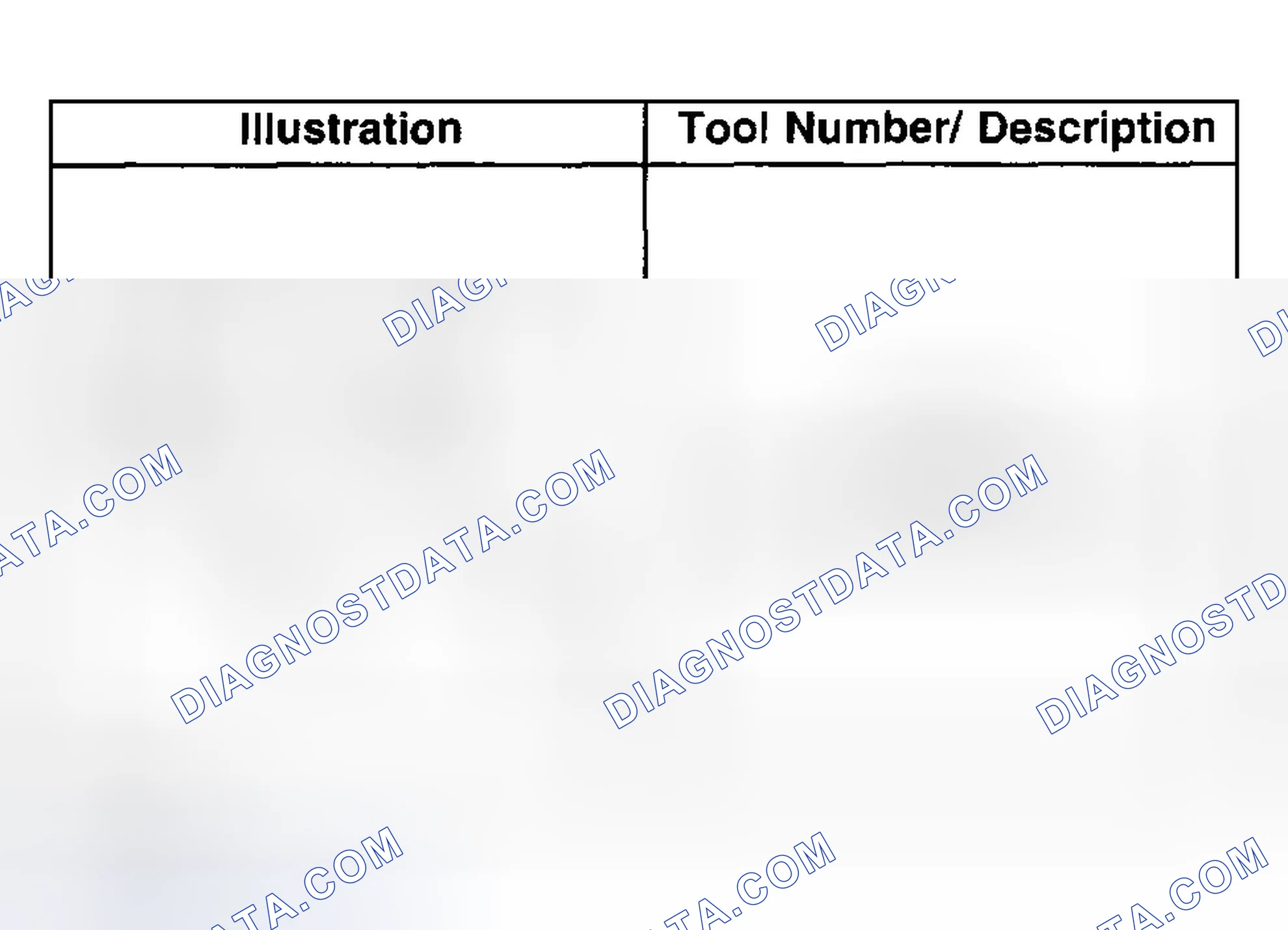 Scheme 28: Special Tools & Equipment
