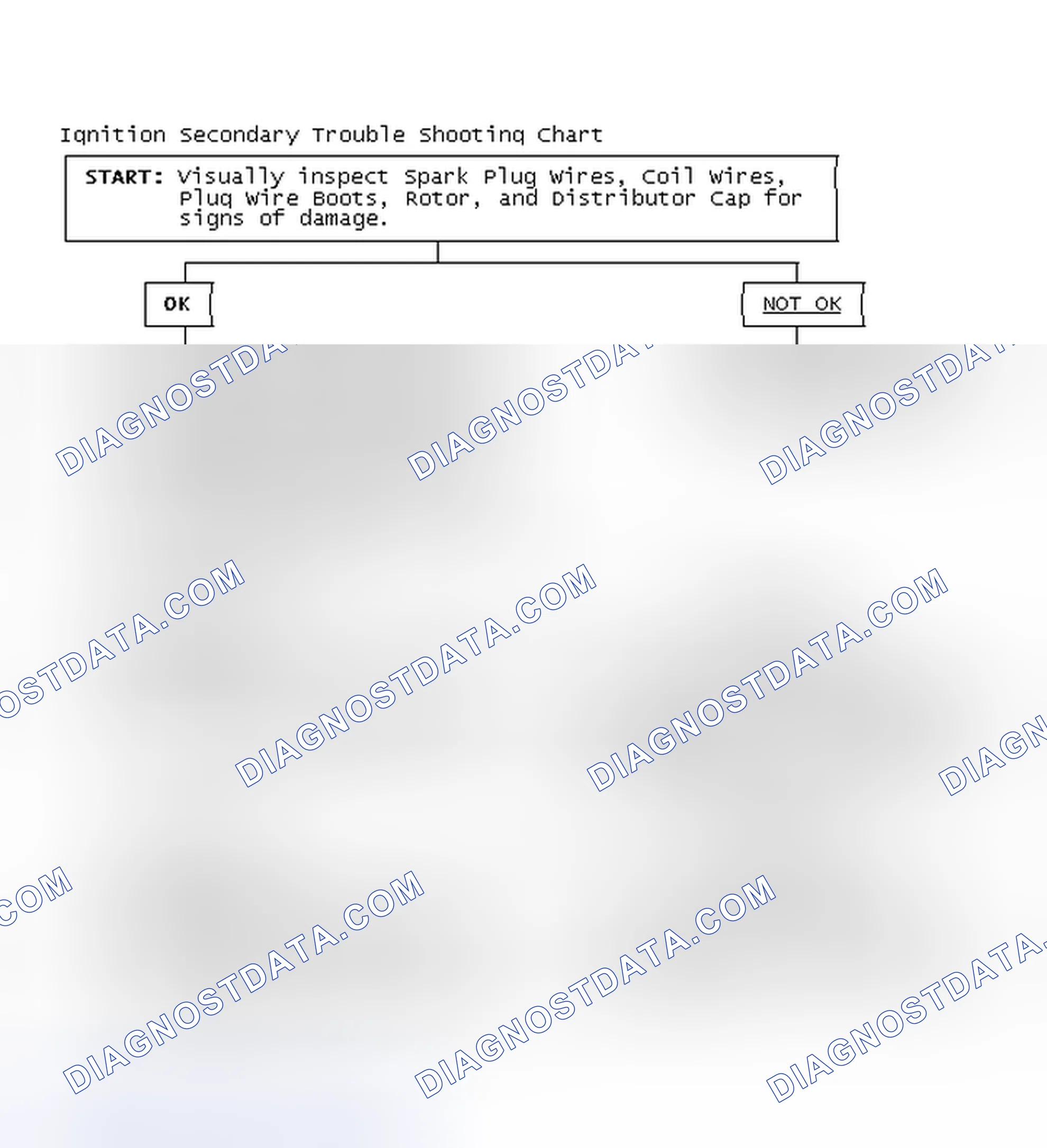 Scheme 1: Ignition Secondary Trouble Shooting Chart