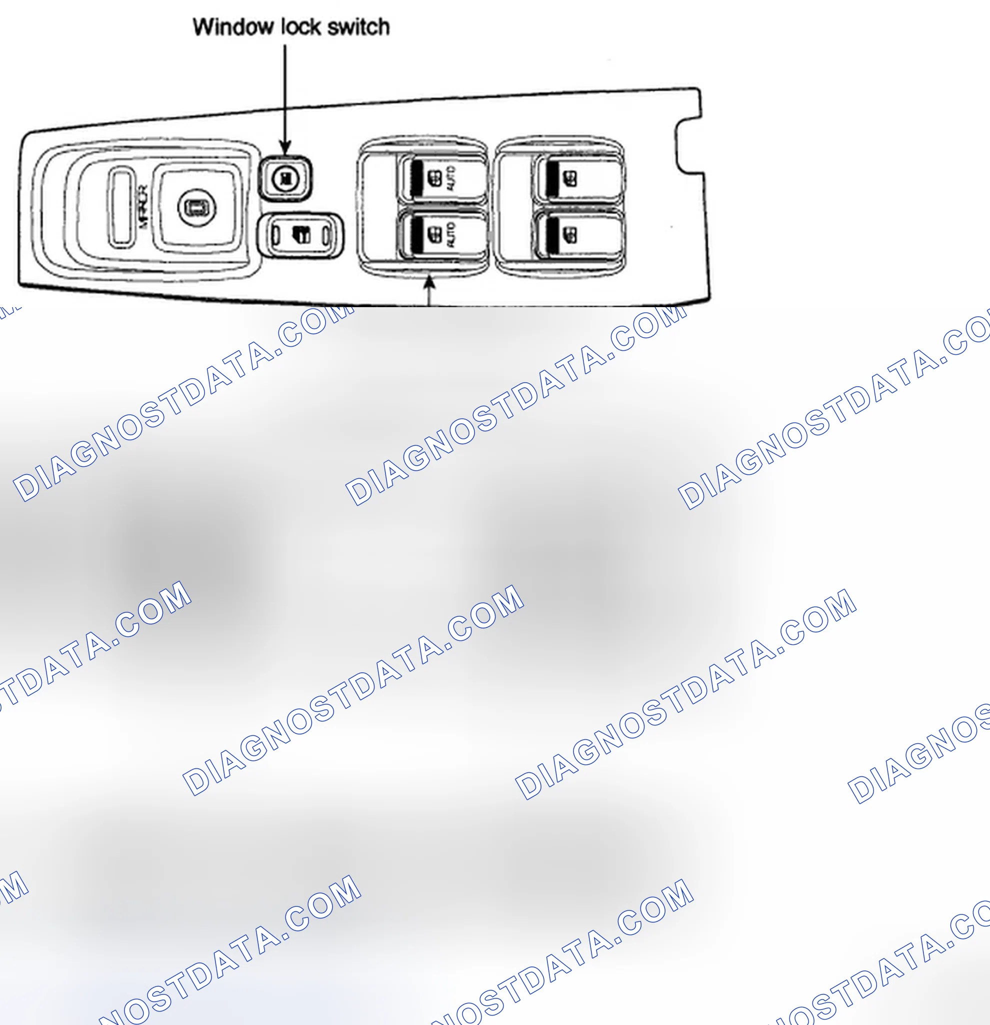 Scheme 9: POWER WINDOW MAIN SWITCH