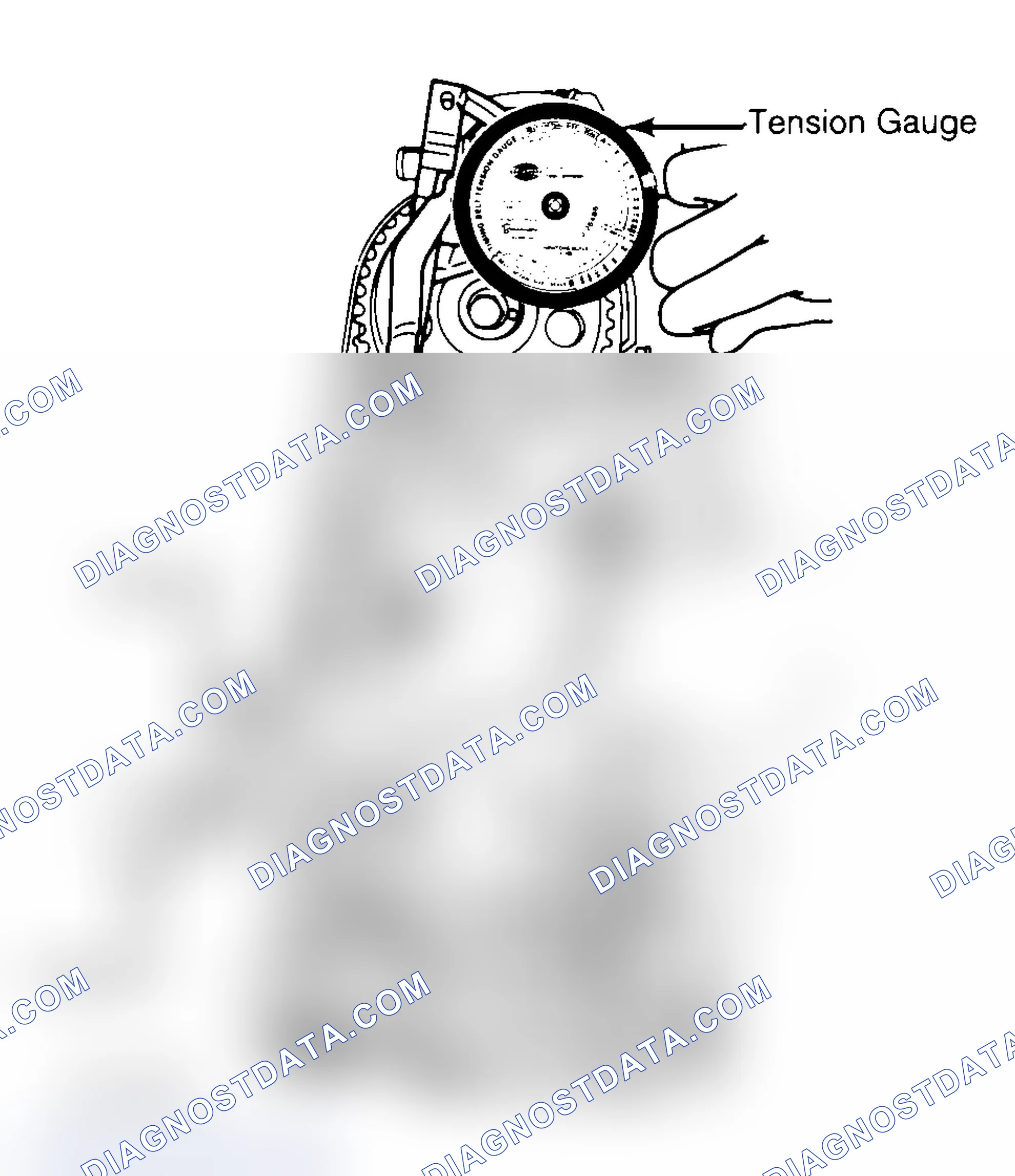 Scheme 28: Adjusting Typical Timing Belt Tension