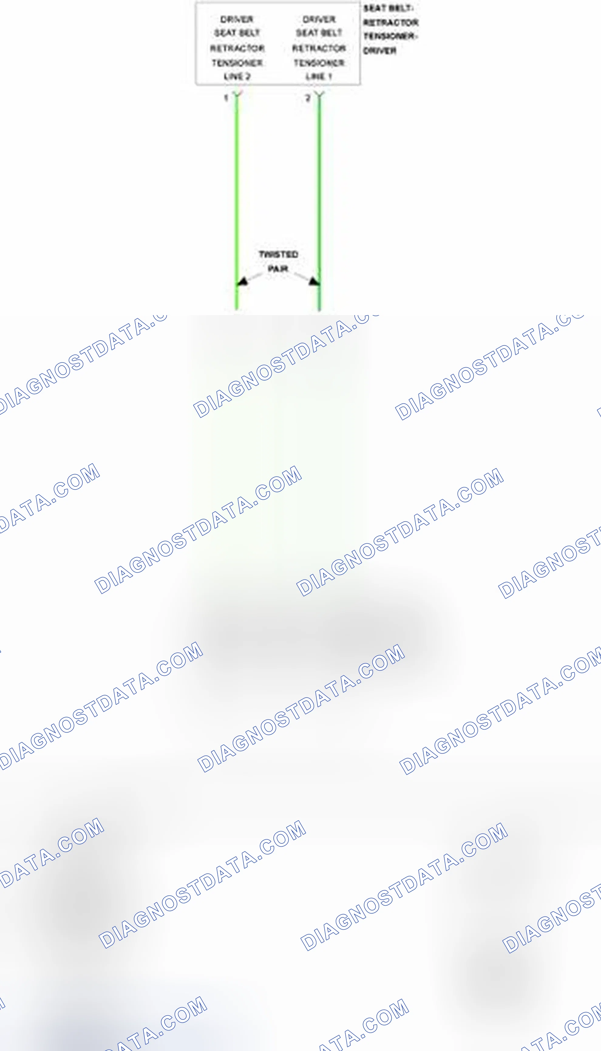 Scheme 81: B007E-11-DRIVER SEATBELT RETRACTOR PRETENSIONER DEPLOYMENT CONTROL - CIRCUIT SHORT TO GROUND