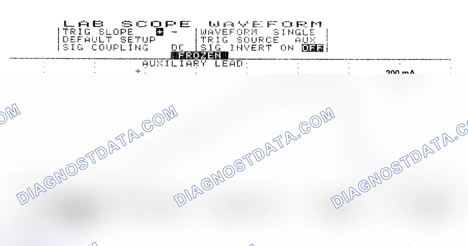 Scheme 13: Single Injector w/Normal Current Flow - Current Pattern