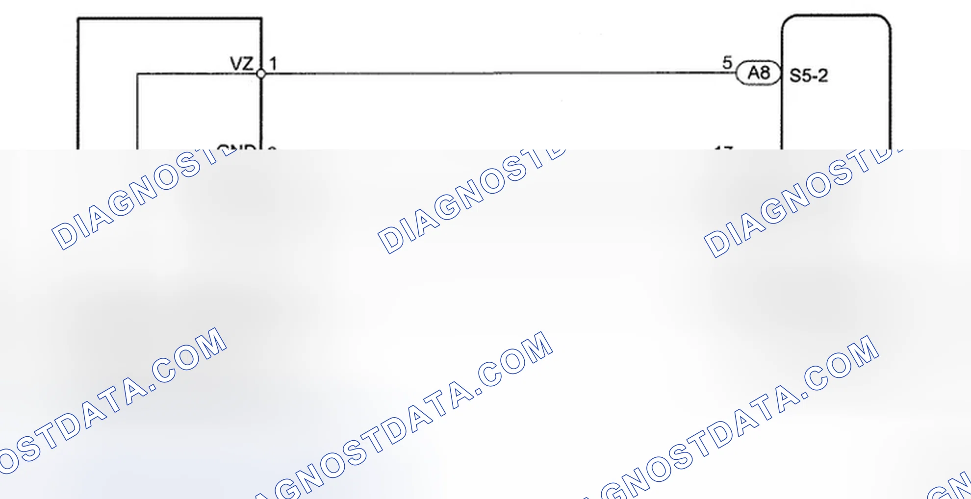 Scheme 42: Air Inlet Damper Position Sensor Circuit - Wiring Diagram