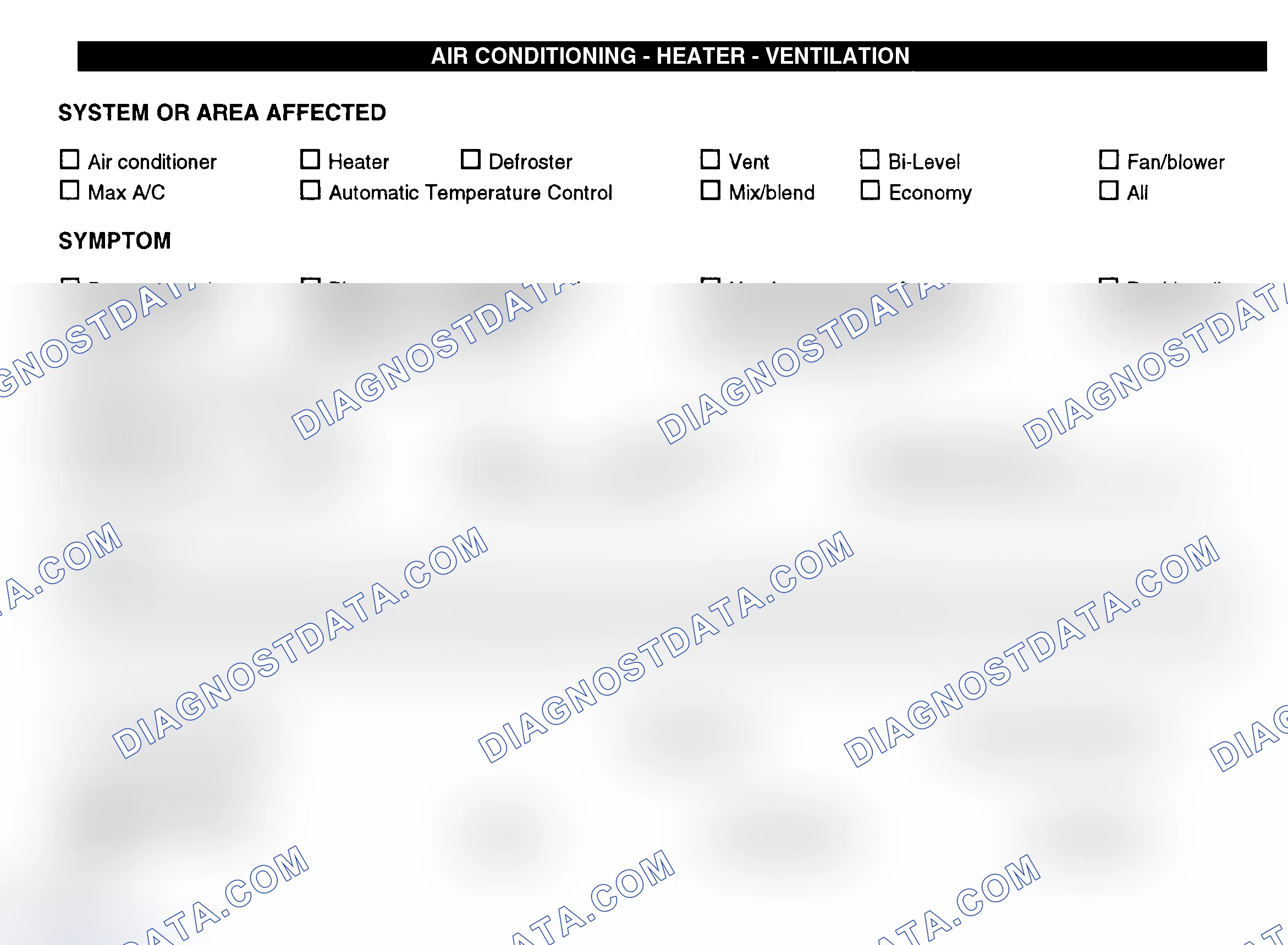 Scheme 8: Air Conditioning, Heater & Ventilation