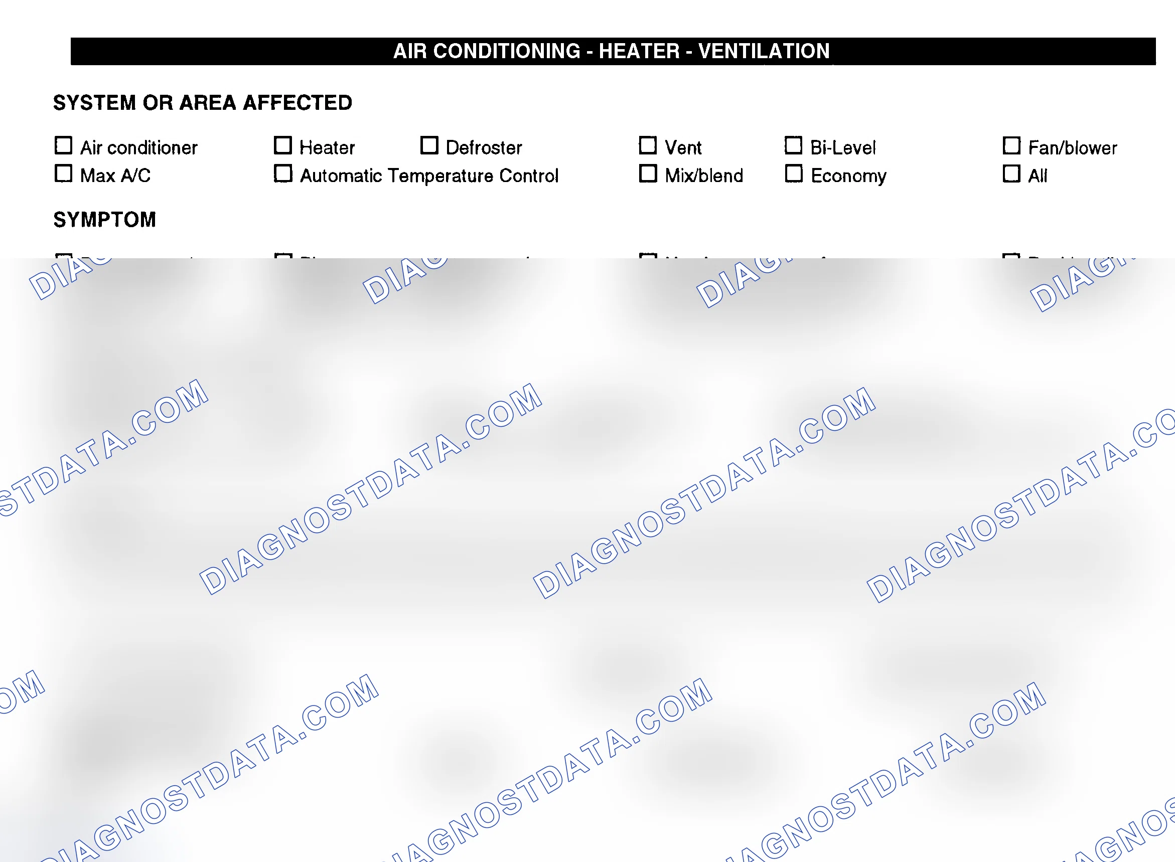 Scheme 8: Air Conditioning, Heater & Ventilation