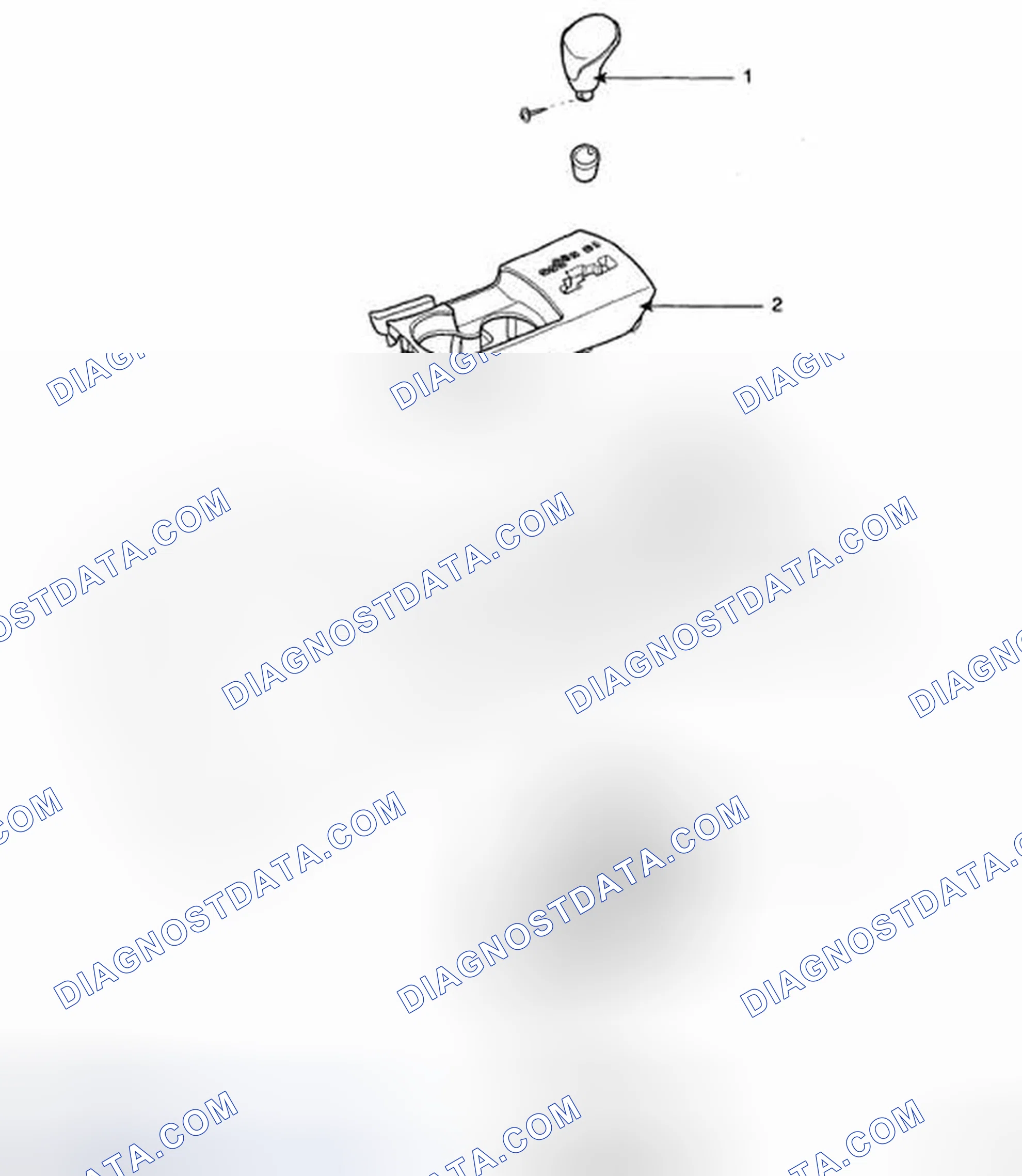 Fig. 234: Identifying Shift Lever Components (2 Of 2)