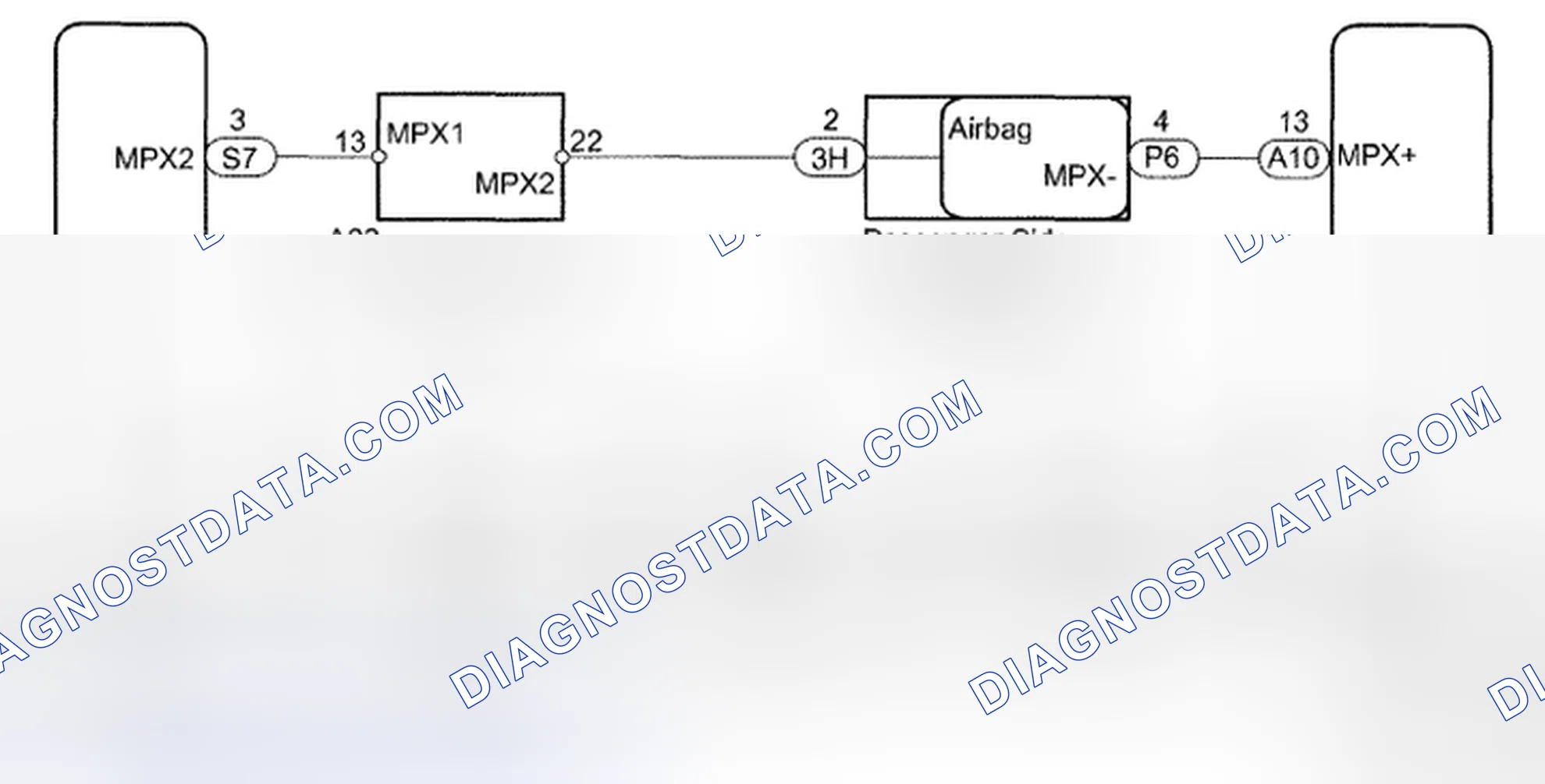 Scheme 68: Multiplex Communication Circuit - Wiring Diagram