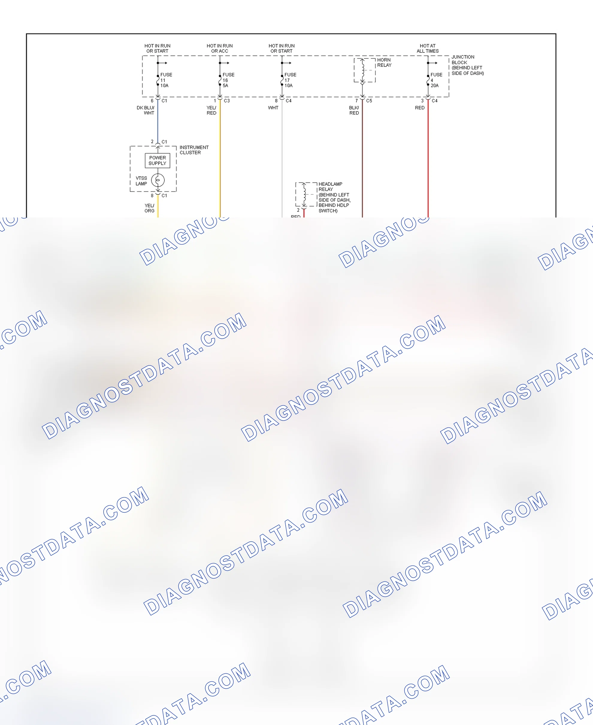 Scheme 27: Remote Keyless Entry & Power Door Lock Systems Wiring Diagram (Ram Van/Wagon - With Anti-Theft System)
