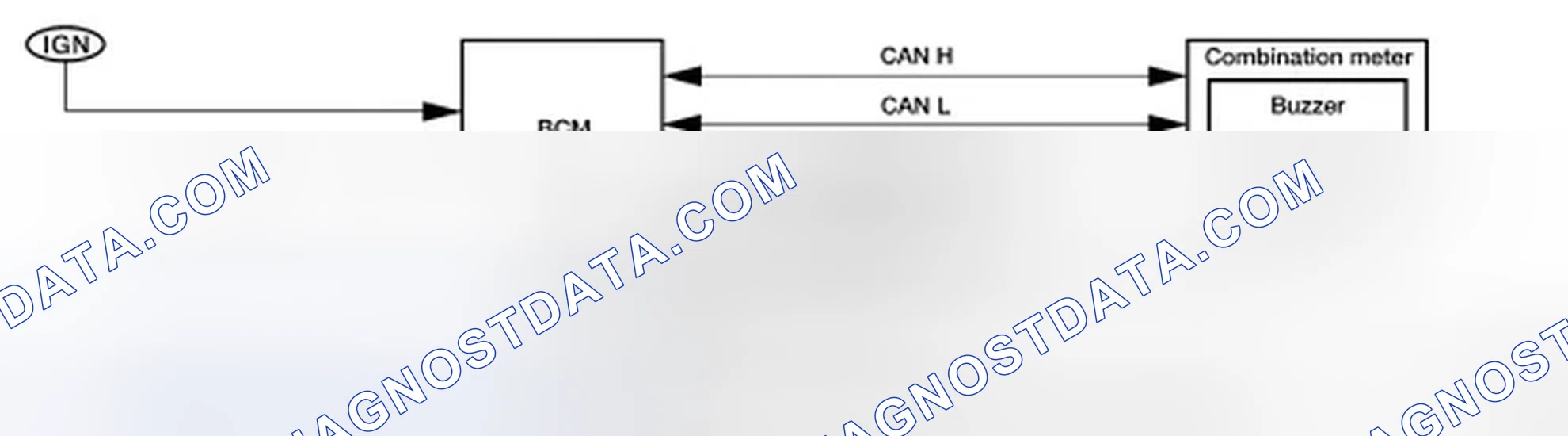 Scheme 44: SEAT BELT WARNING CHIME : System Diagram