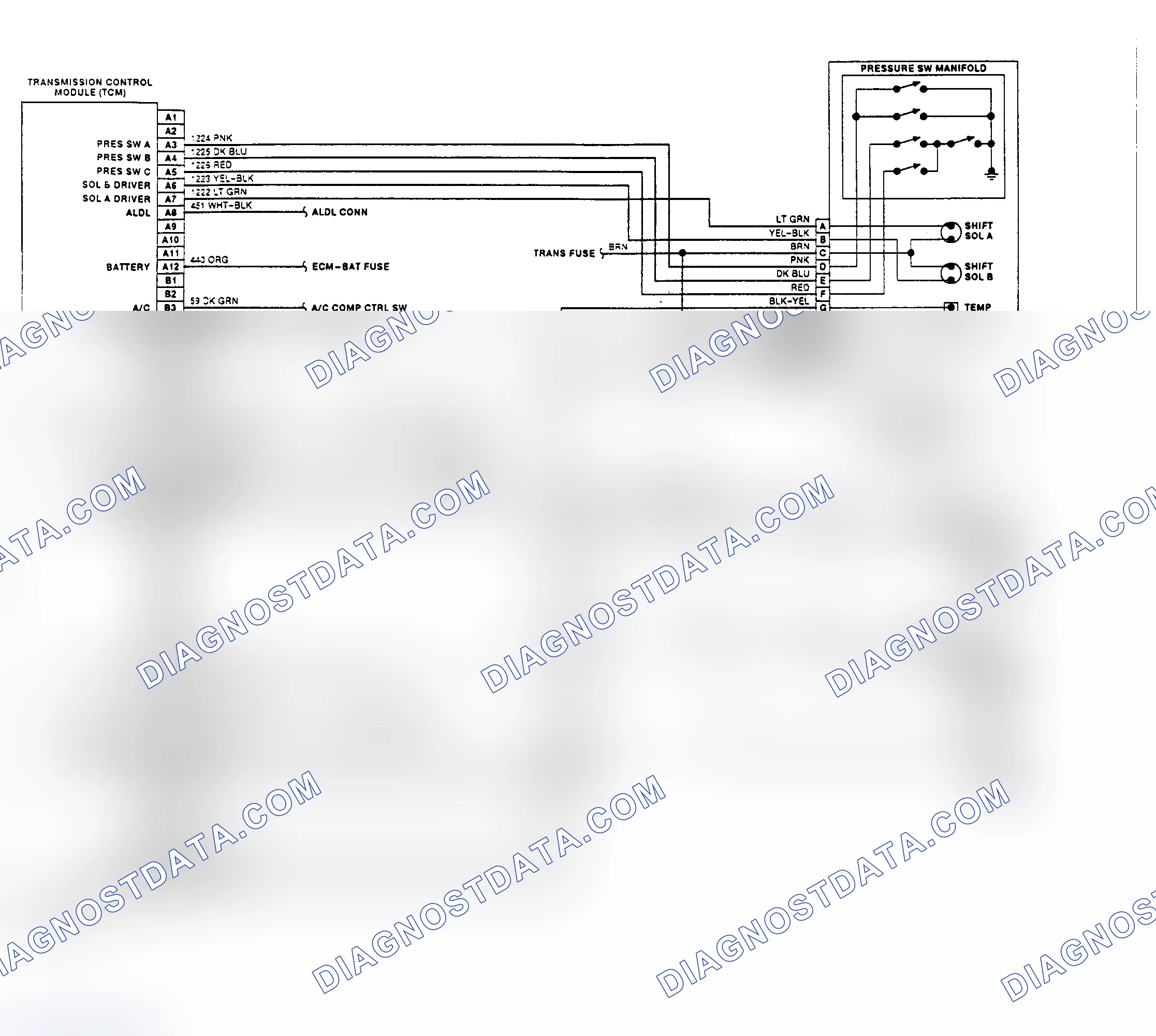 Scheme 439: Wiring Diagram ("R", "P" & "V" Series - Diesel Engine)