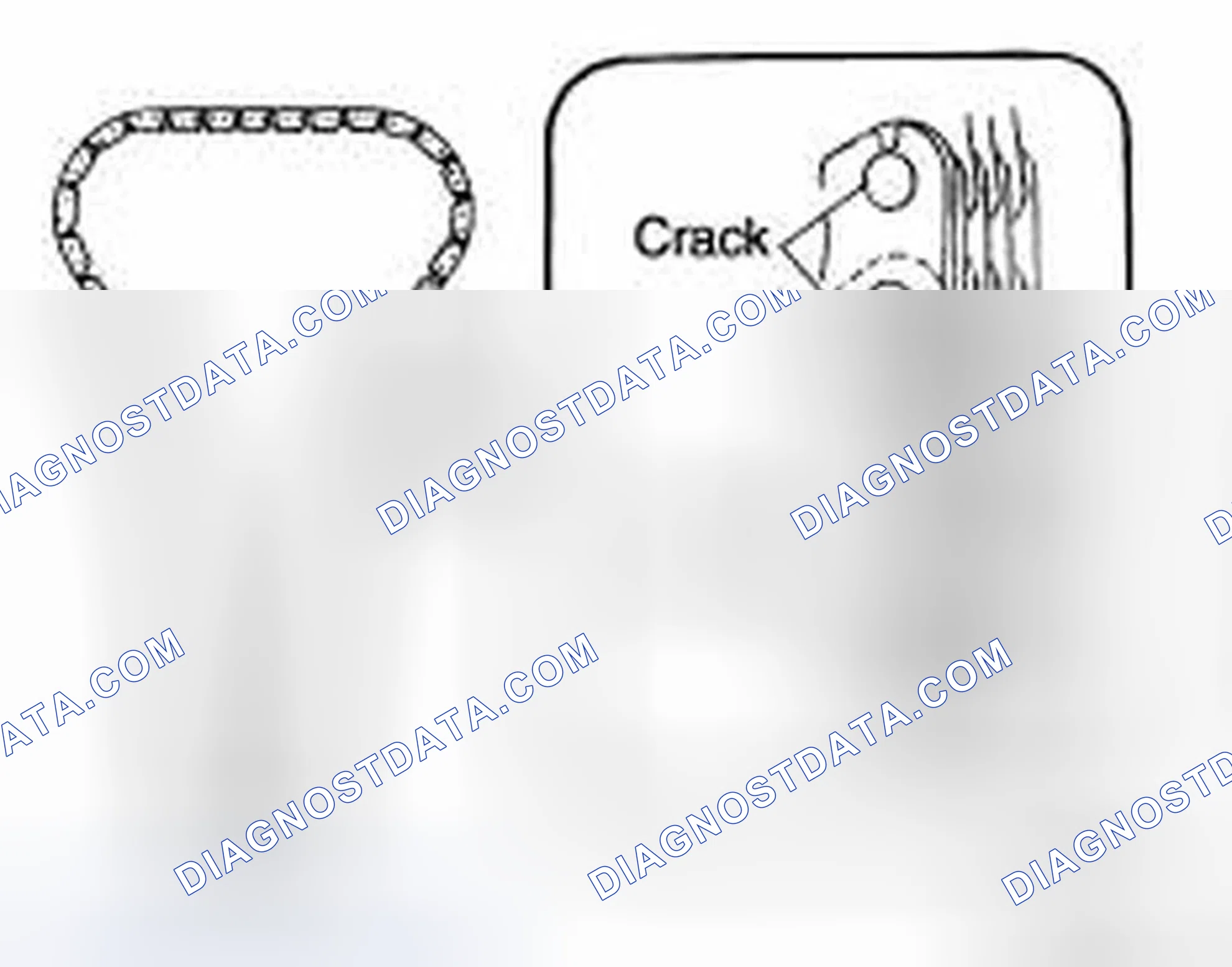 Fig. 113: Checking Cracks And Any Excessive Wear At Link Plates