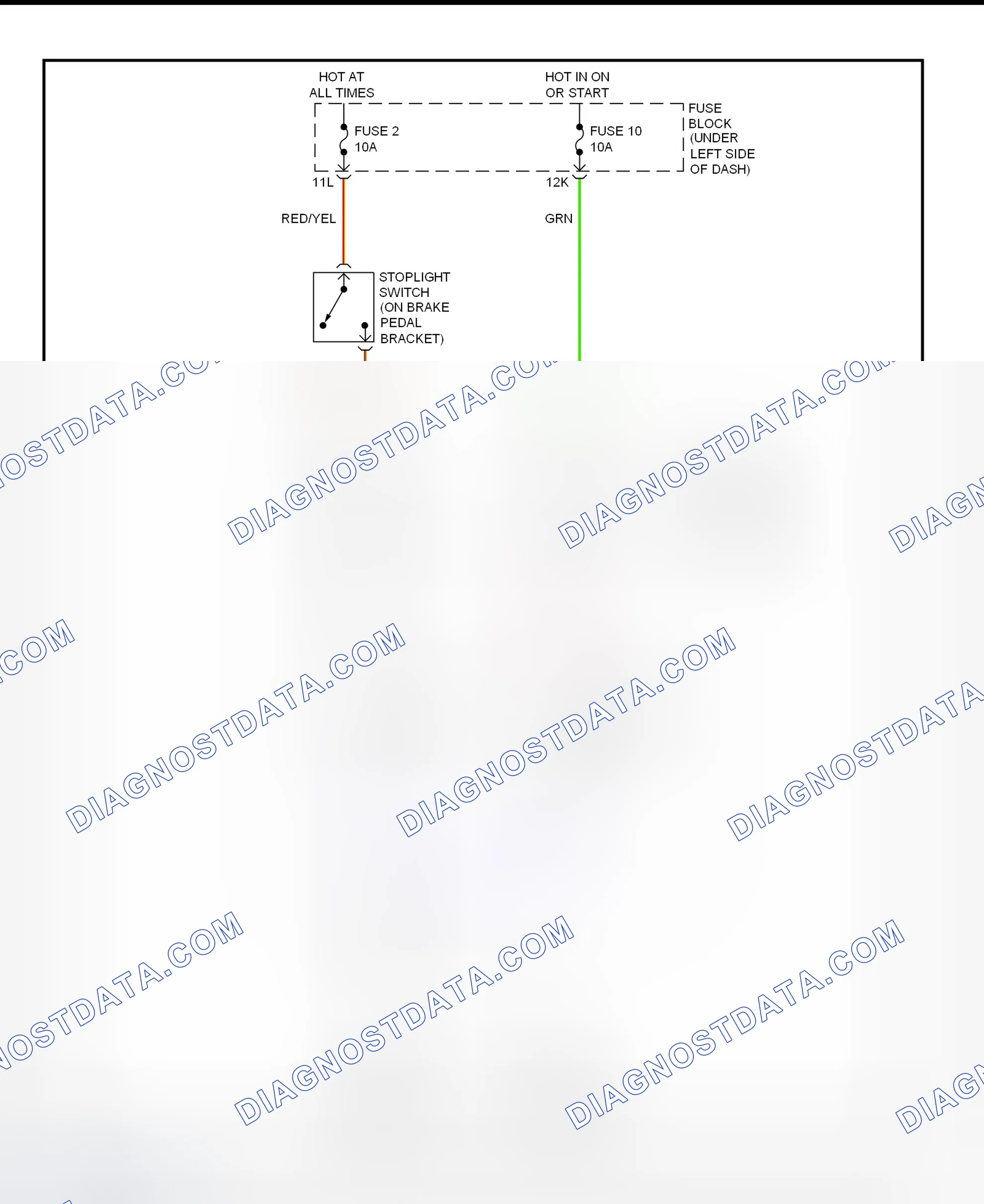 Scheme 111: Shift Interlock System Wiring Diagram (Nissan Sentra)