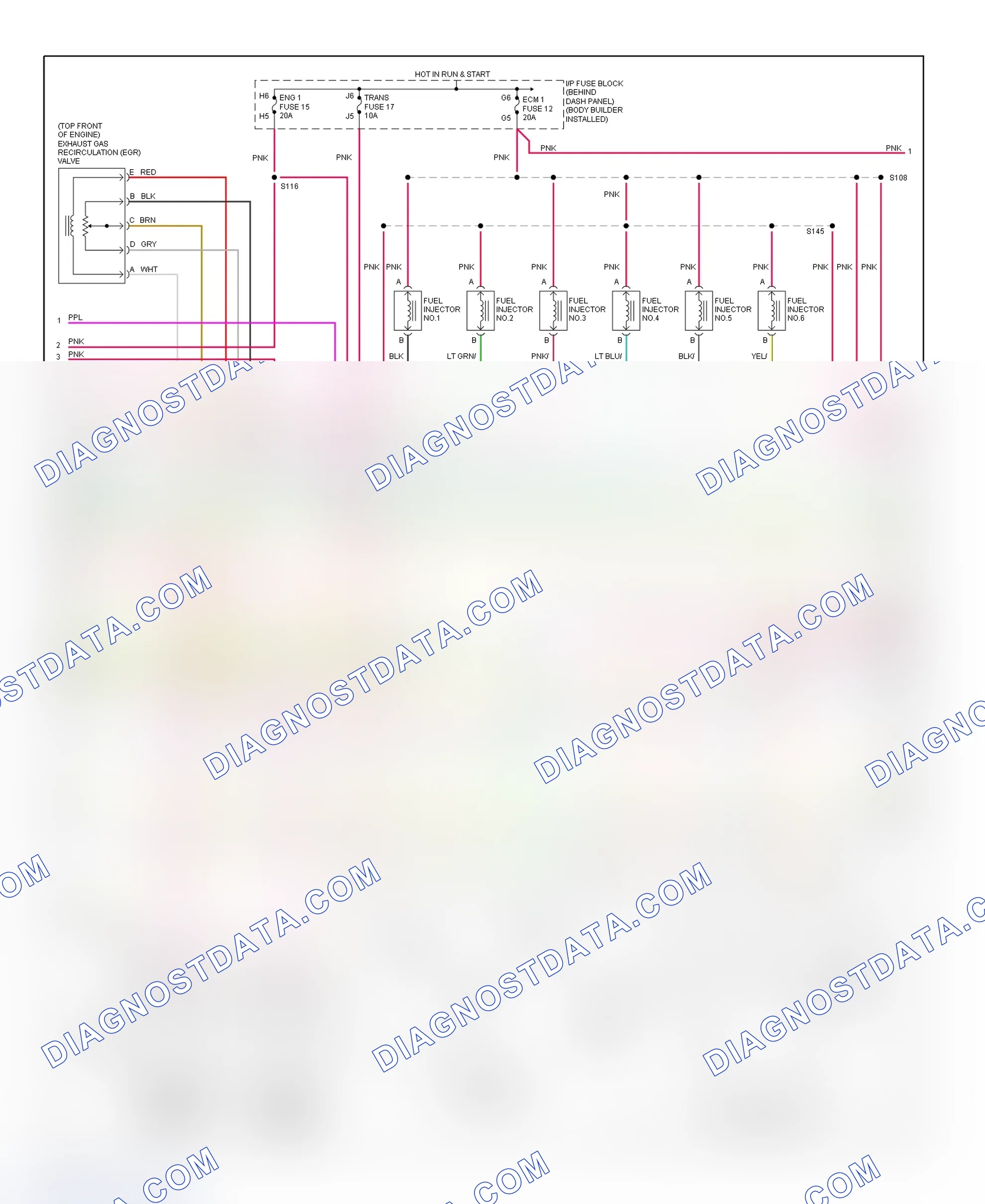 Scheme 88: PCM Wiring Diagram (Forward Control - Commercial Chassis - 4.3L - 2 Of 4)