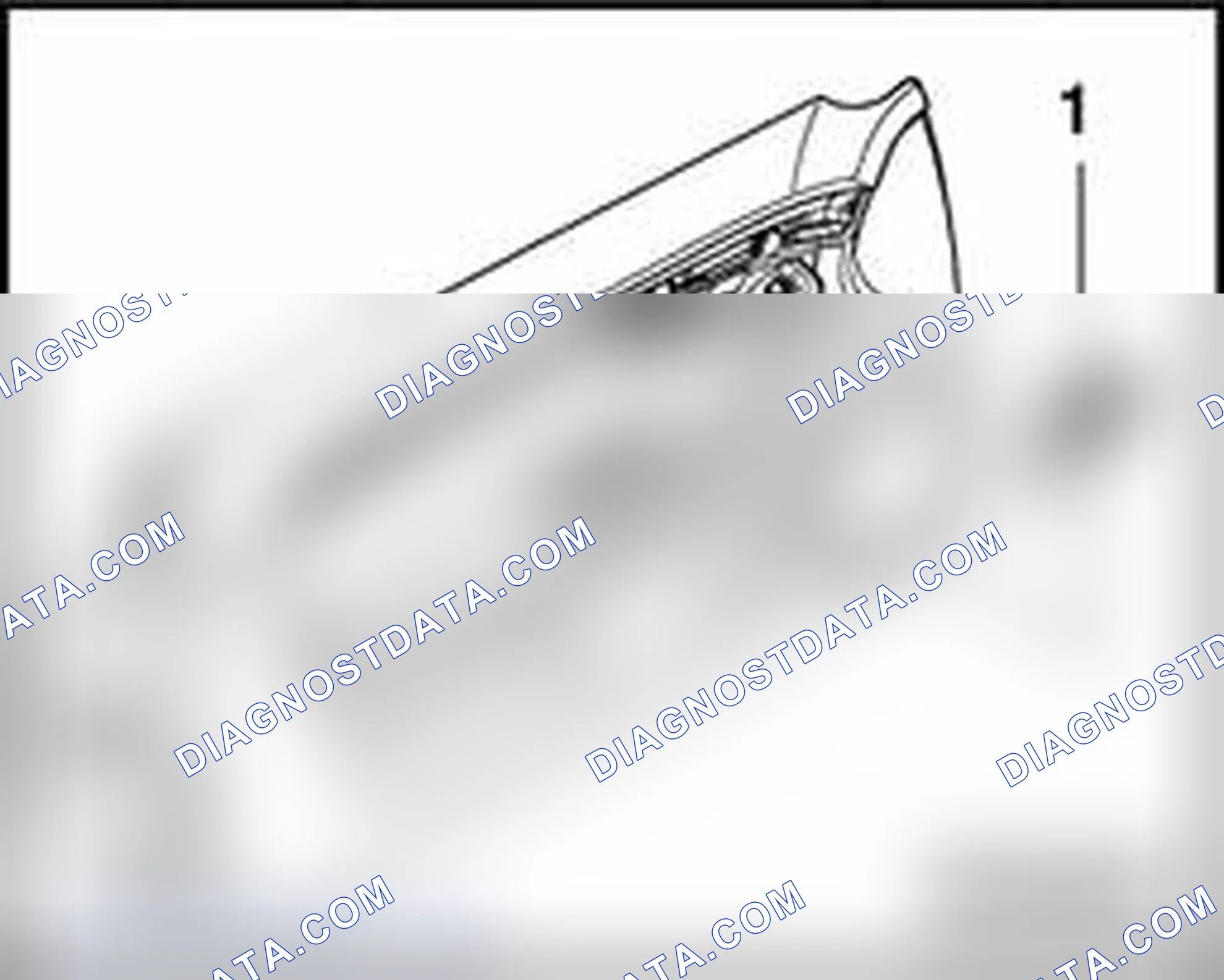 Scheme 96: Switch panel for memory seat, removing and installing
