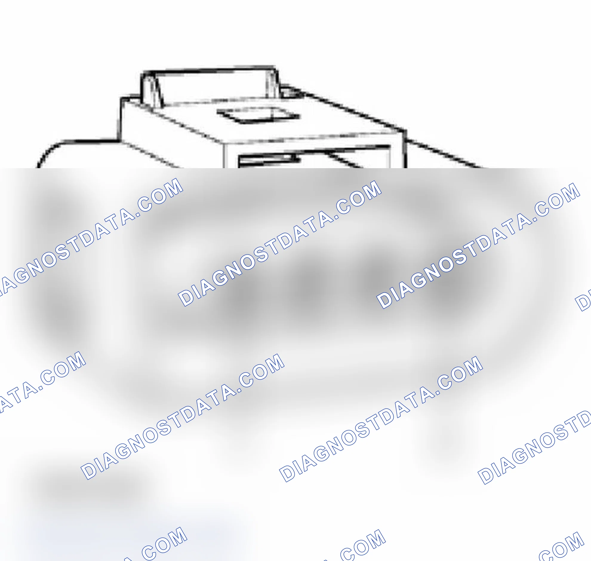 Scheme 319: Checking oxygen sensor wiring, Bank 2 Oxygen Sensor (O2S) 2 Behind Three Way Catalytic Converter (TW