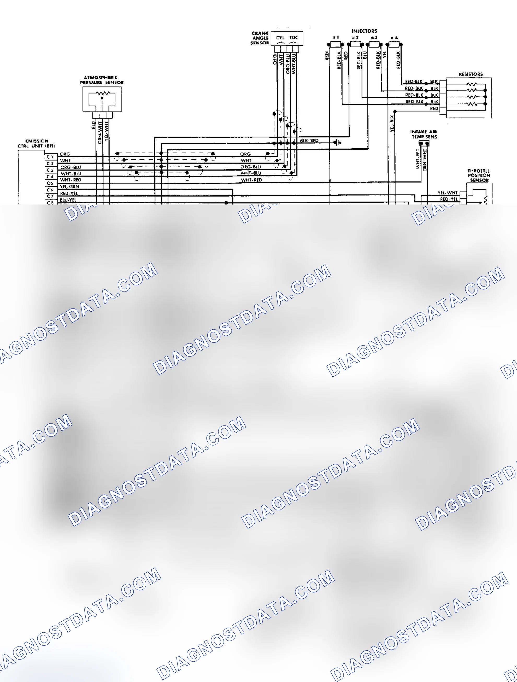 Scheme 44: EFI Wiring Diagram (Prelude)
