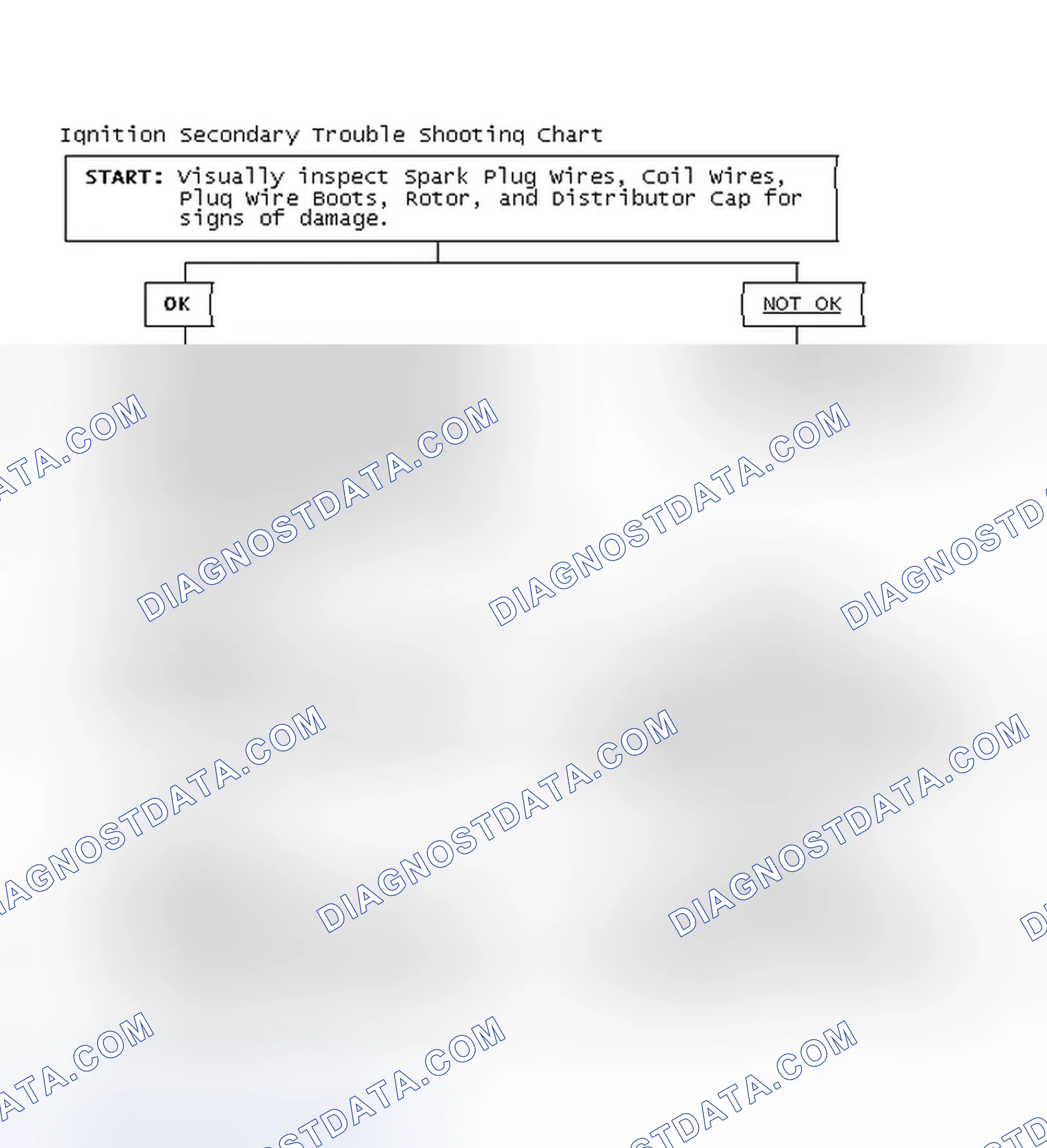 Scheme 1: Ignition Secondary Trouble Shooting Chart