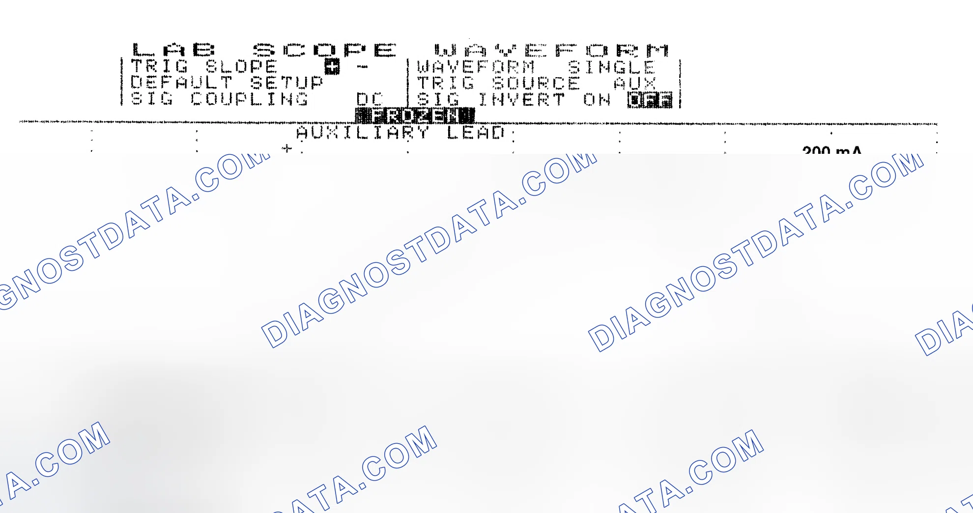 Scheme 13: Single Injector w/Normal Current Flow - Current Pattern