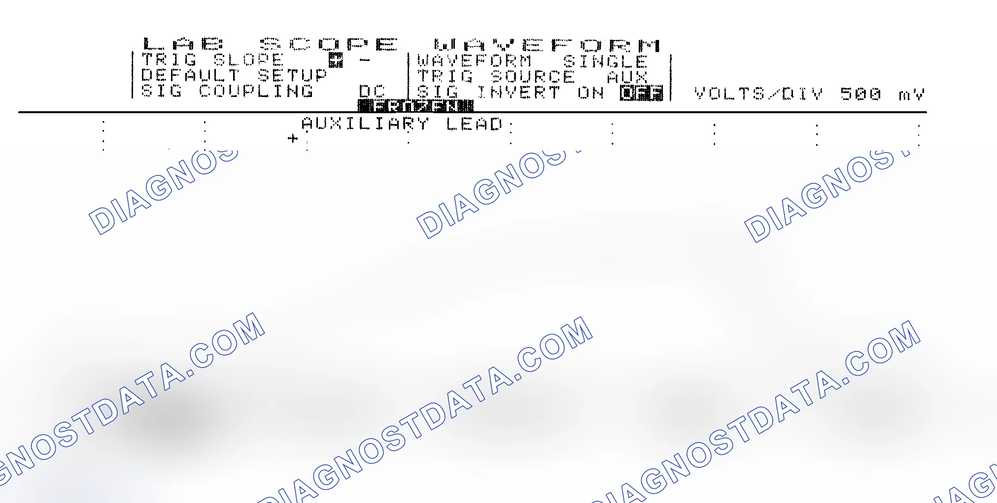 Scheme 14: Single Injector w/Excessive Current Flow - Current Pattern