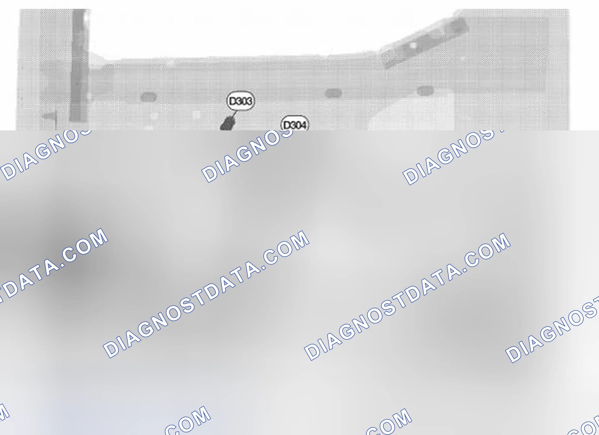 Scheme 63: Identifying Rear Door RH Harness Connectors (CREW CAB Models)