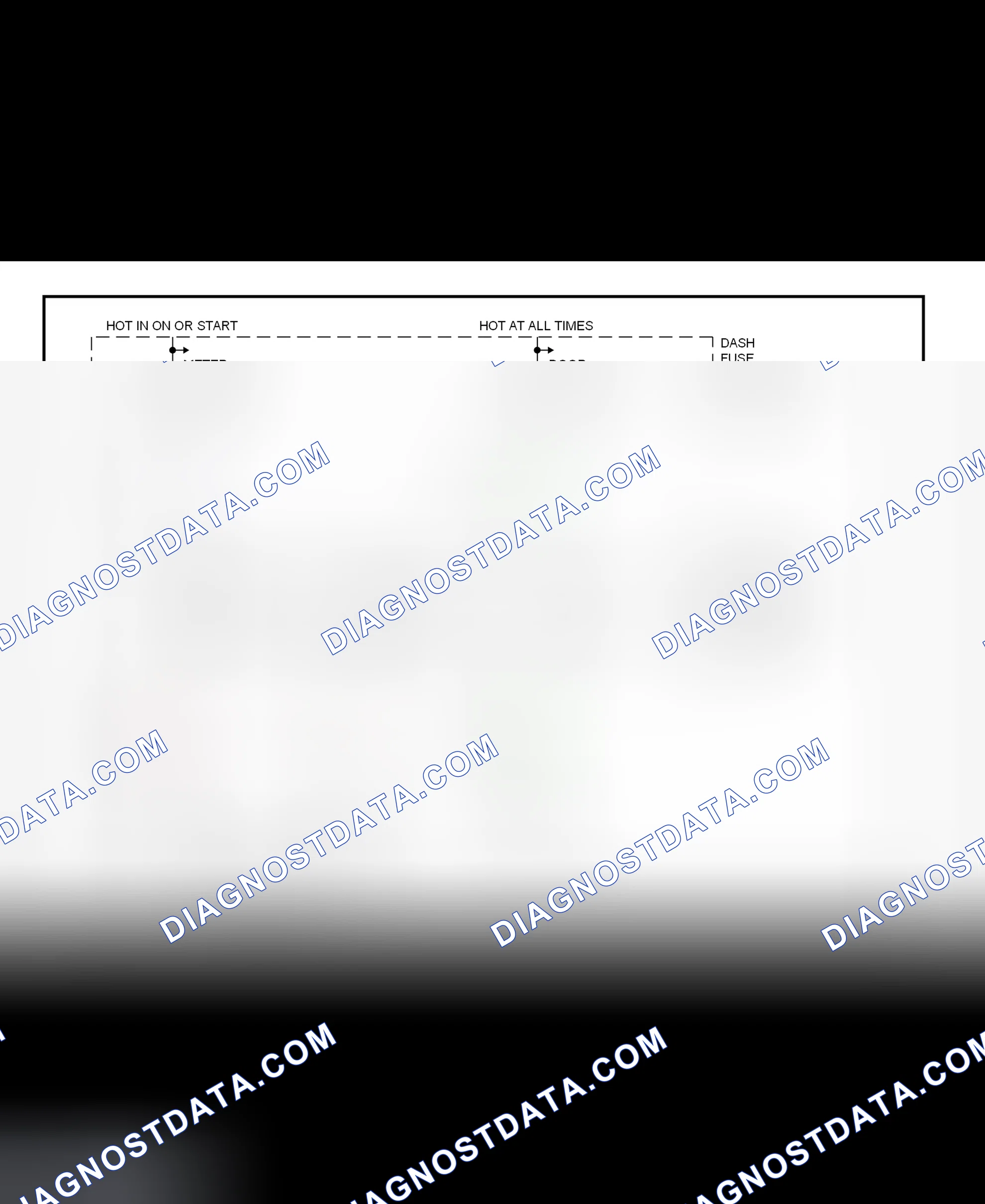 Fig. 9: Instrument Panel (Indicator Circuit) Wiring Diagram