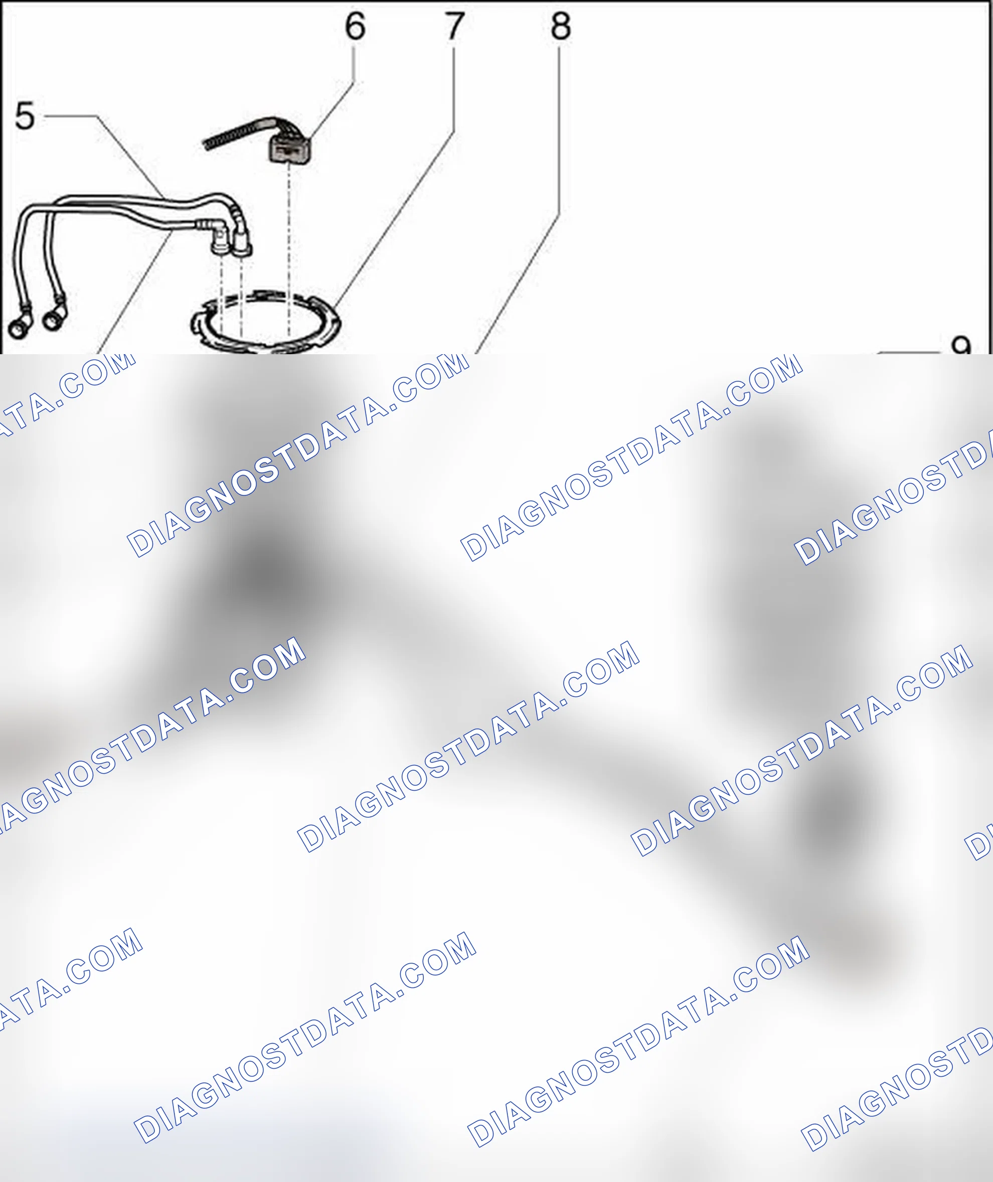 Scheme 184: FUEL DELIVERY UNIT AND FUEL LEVEL SENSOR -G- OVERVIEW