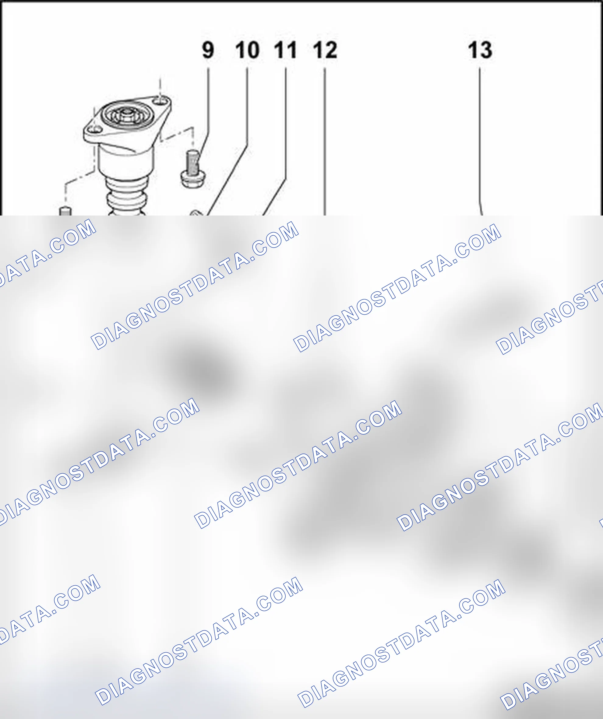 Scheme 182: Part VII, Wheel bearing housing (aluminum) - all wheel drive