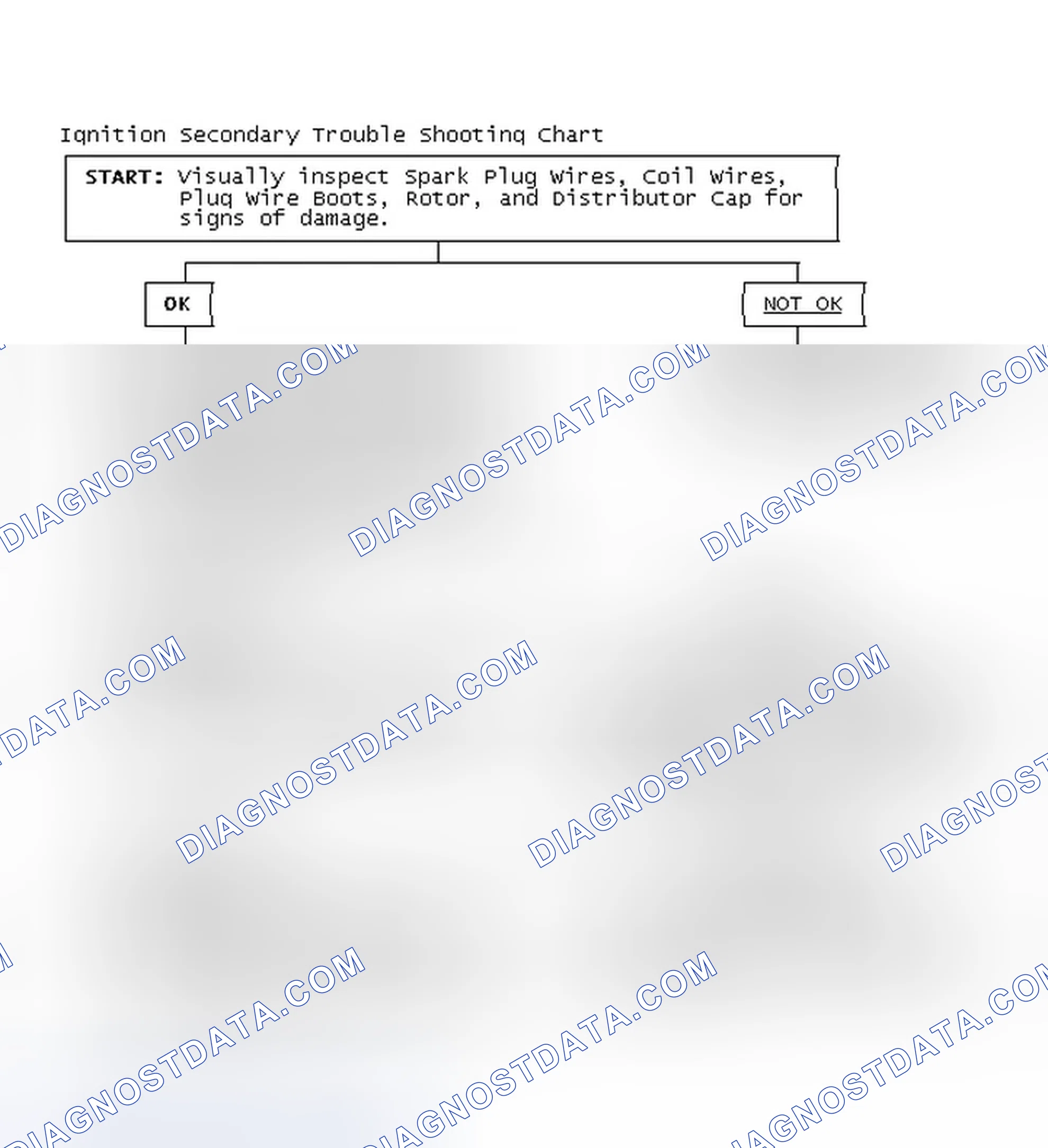Scheme 1: Ignition Secondary Trouble Shooting Chart