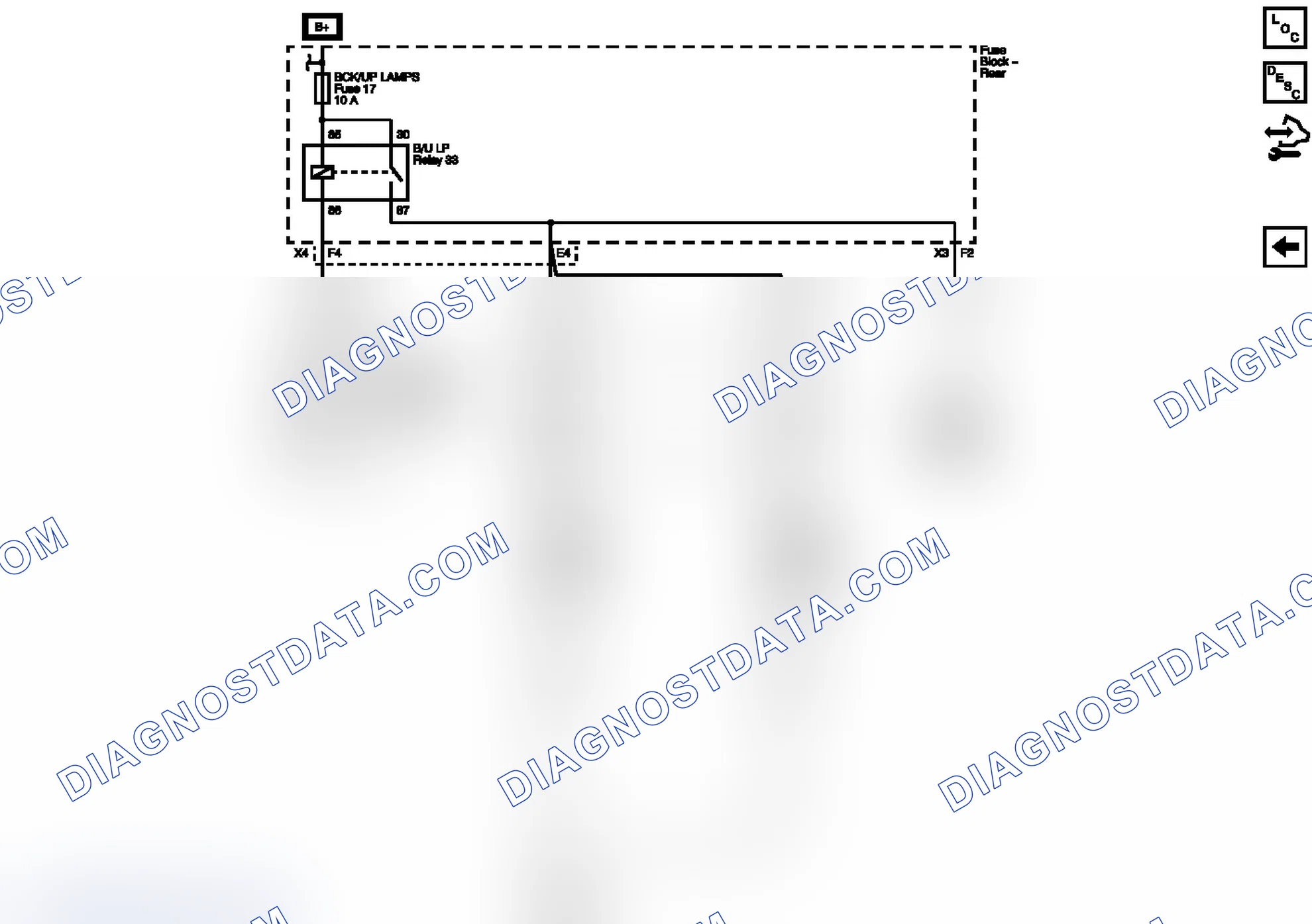 Scheme 7: Backup Lamps Wiring Schematics