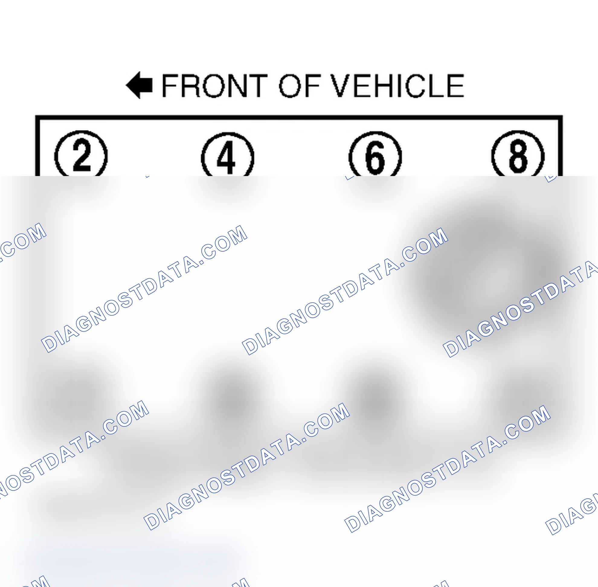 Scheme 6: Firing Order & Distributor Rotation 5.2L & 5.9L Gasoline V8 (Dakota, Durango, Ram Pickup, Ram Van & Ram Wagon)