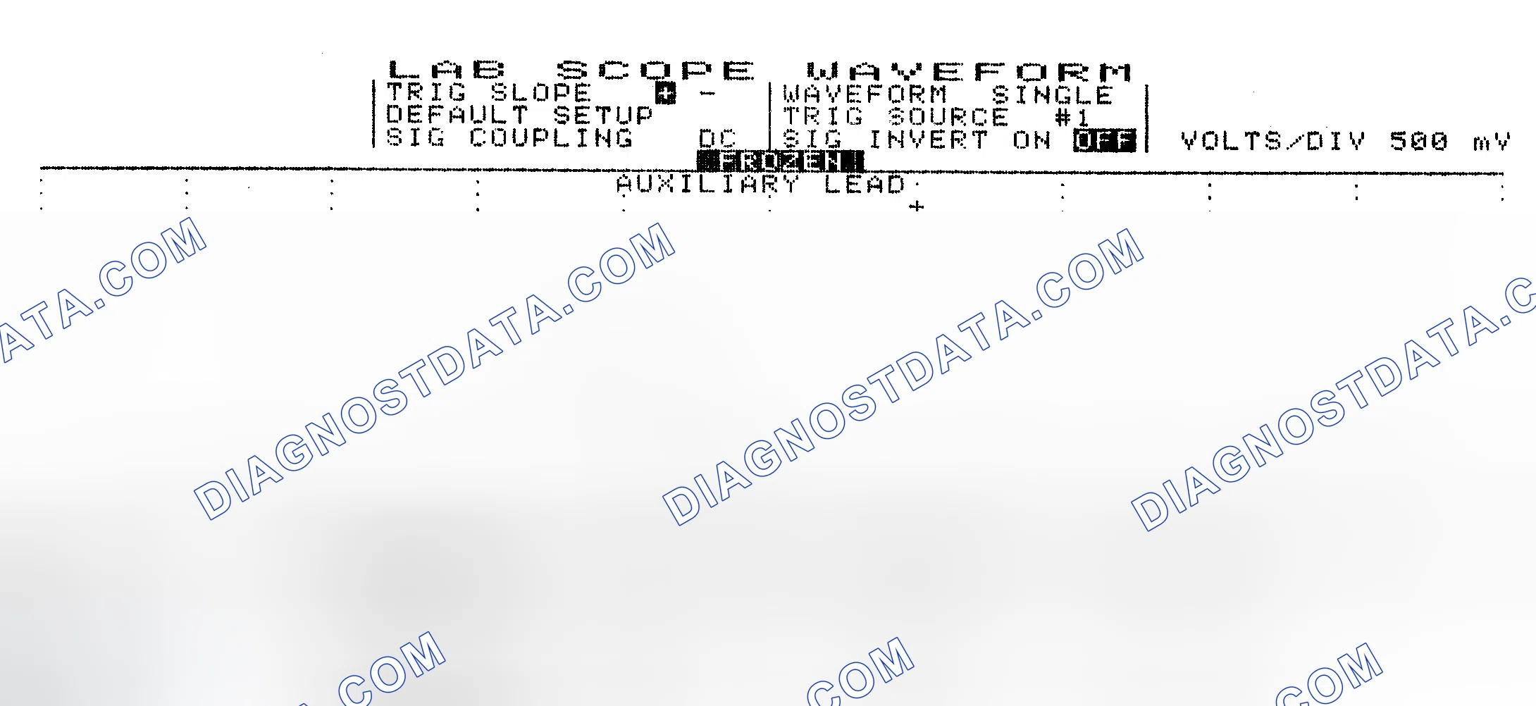 Scheme 10: Single Injector w/Excessive Current Flow - Current Pattern
