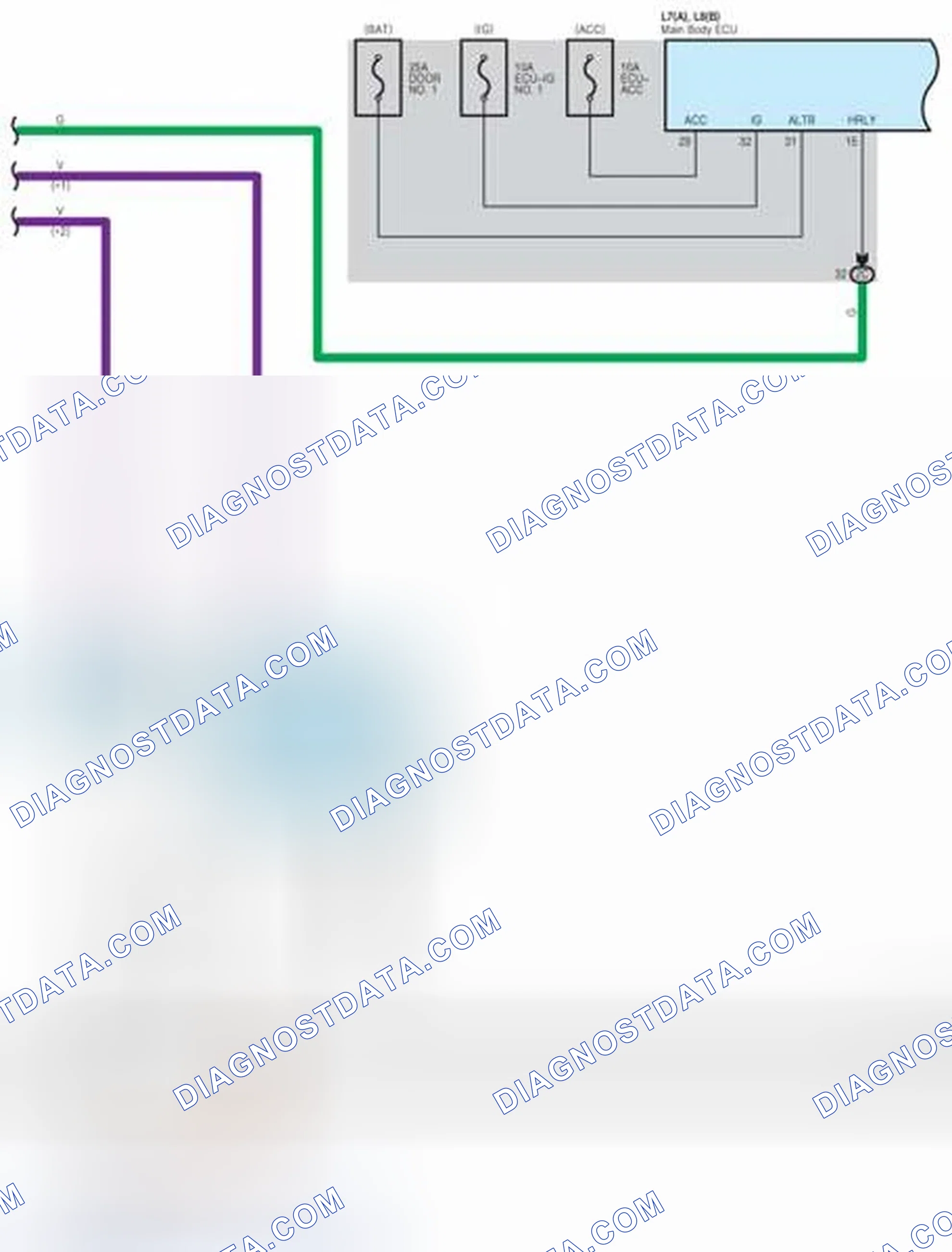 Scheme 618: Headlight System Wiring Diagram (2 Of 7)