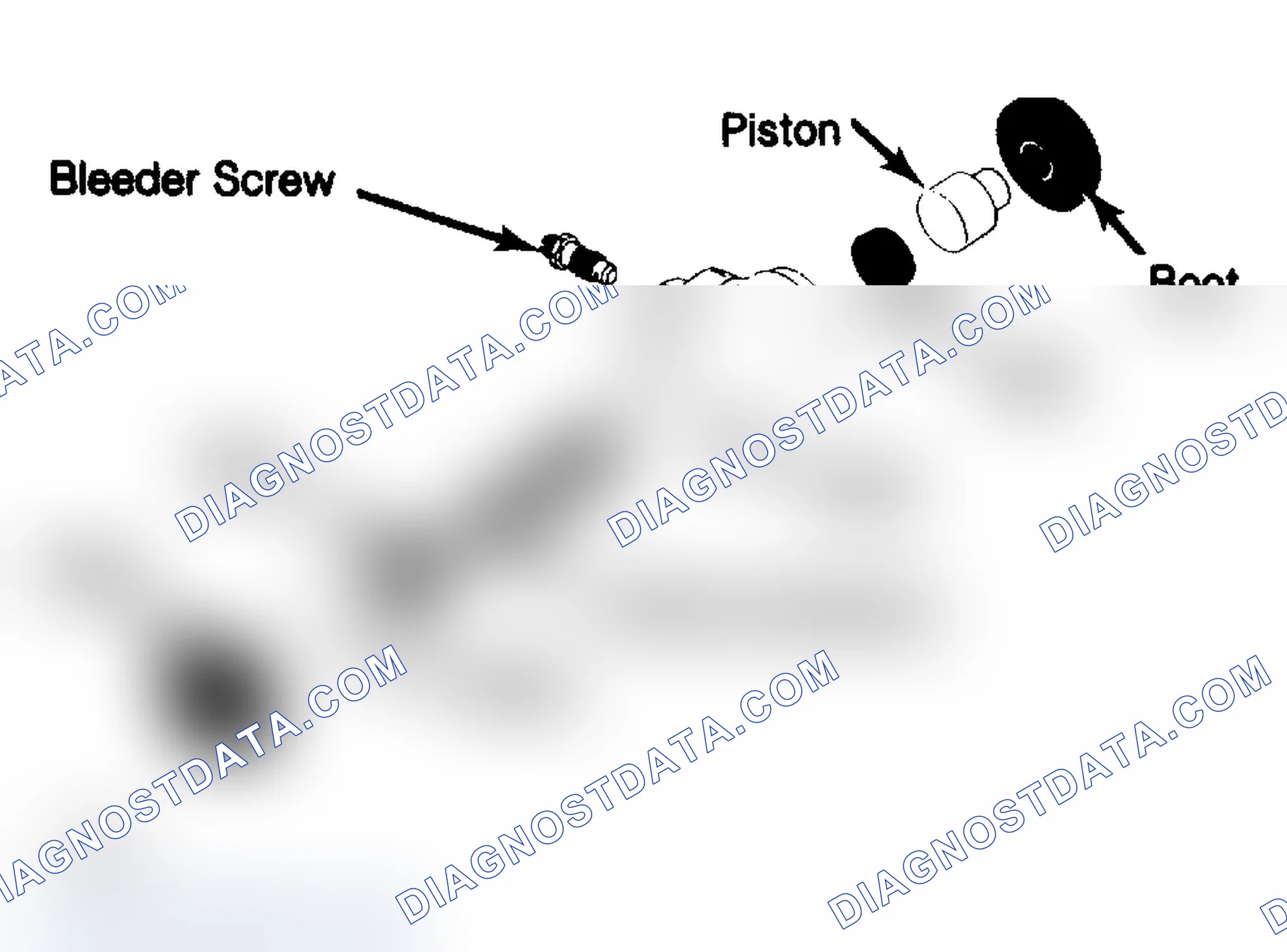 Scheme 16: Exploded View of the Wheel Cylinder Assembly