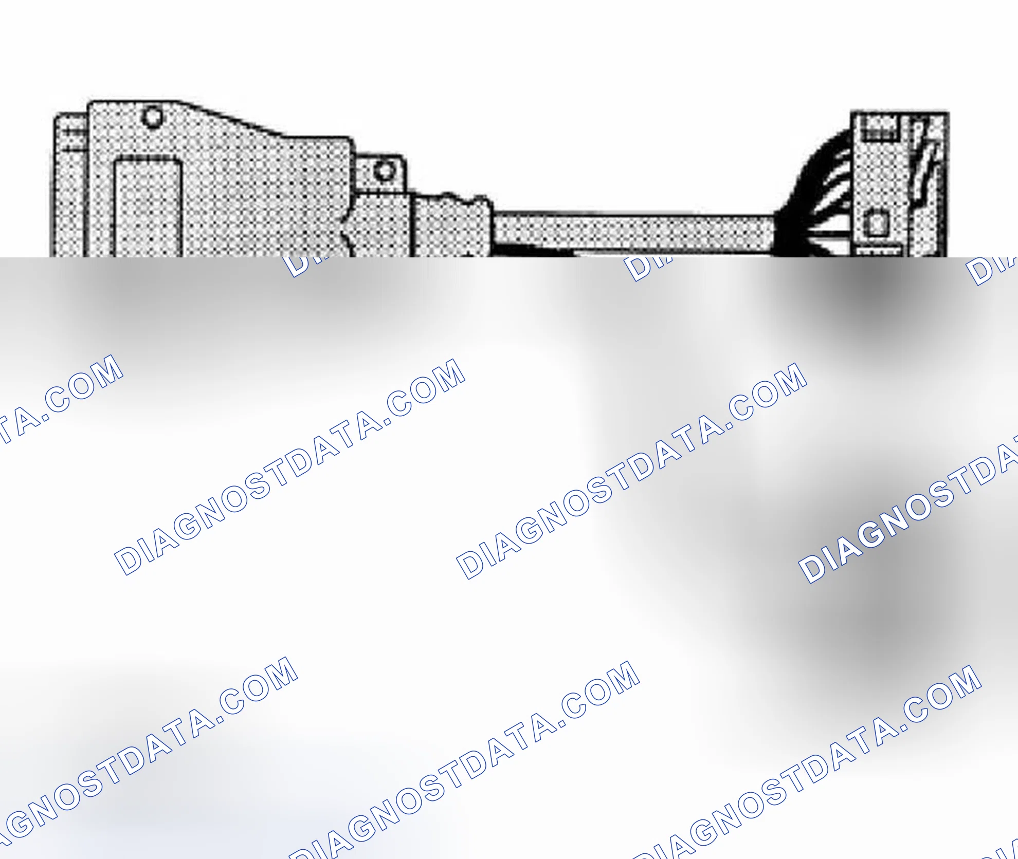 Scheme 198: 61 4 450 20-pin V-adapter lead (D 2.5), black