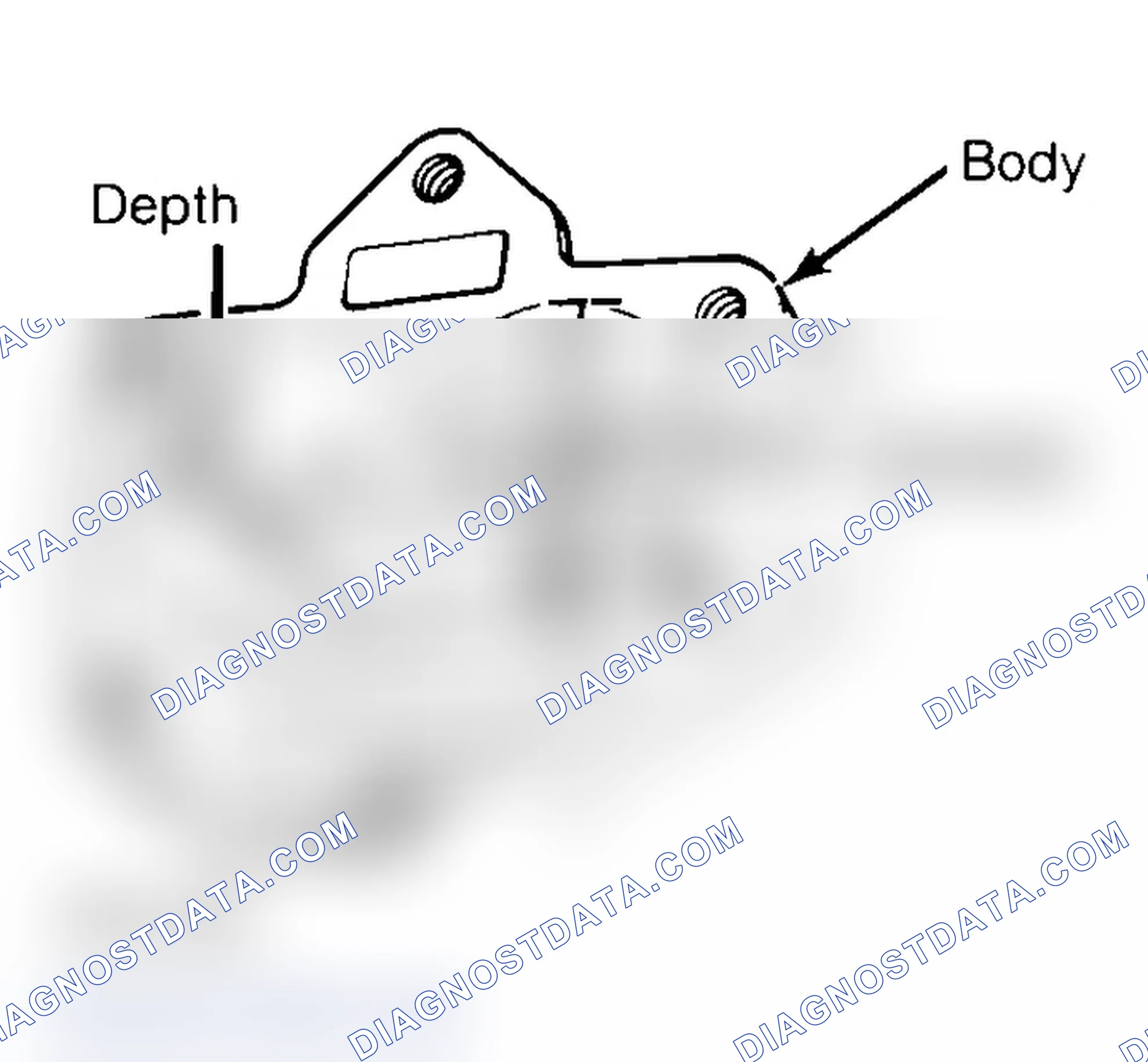 Scheme 35: Measuring Oil Pump Gear Cavity