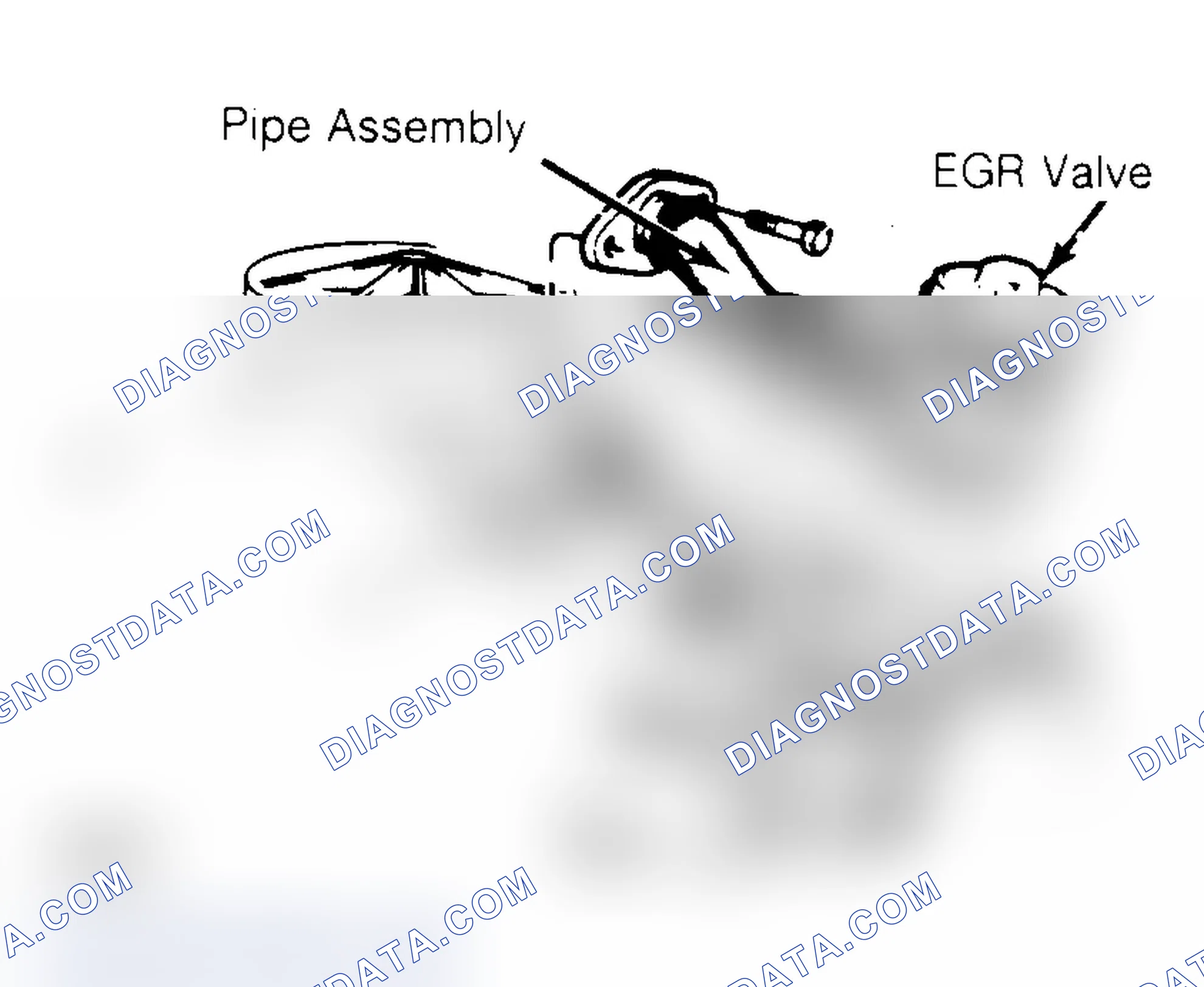 Scheme 394: EGR Valve Location on 4.3L V6 Diesel
