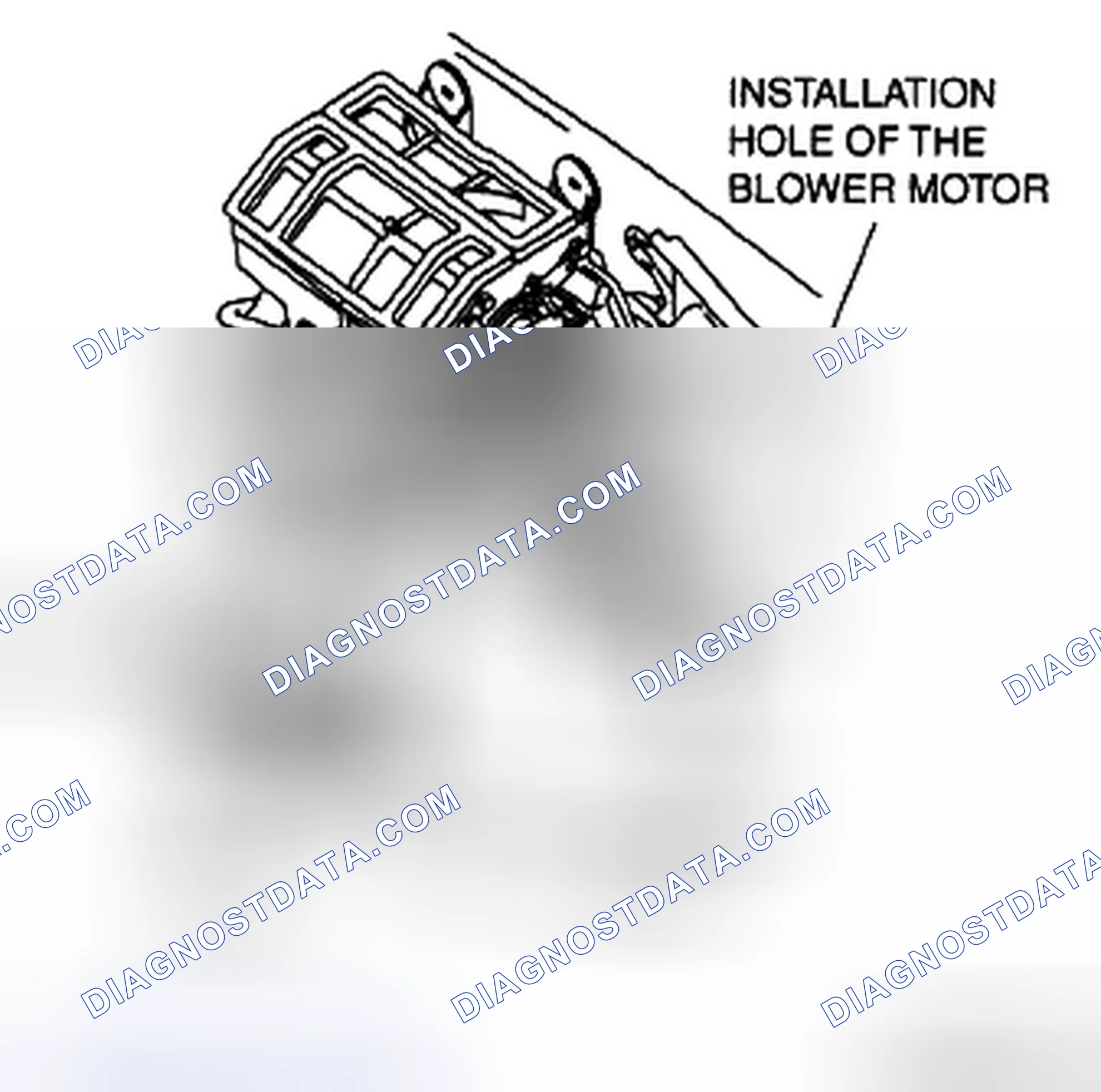 Scheme 6: AIR MIX ACTUATOR REMOVAL/INSTALLATION