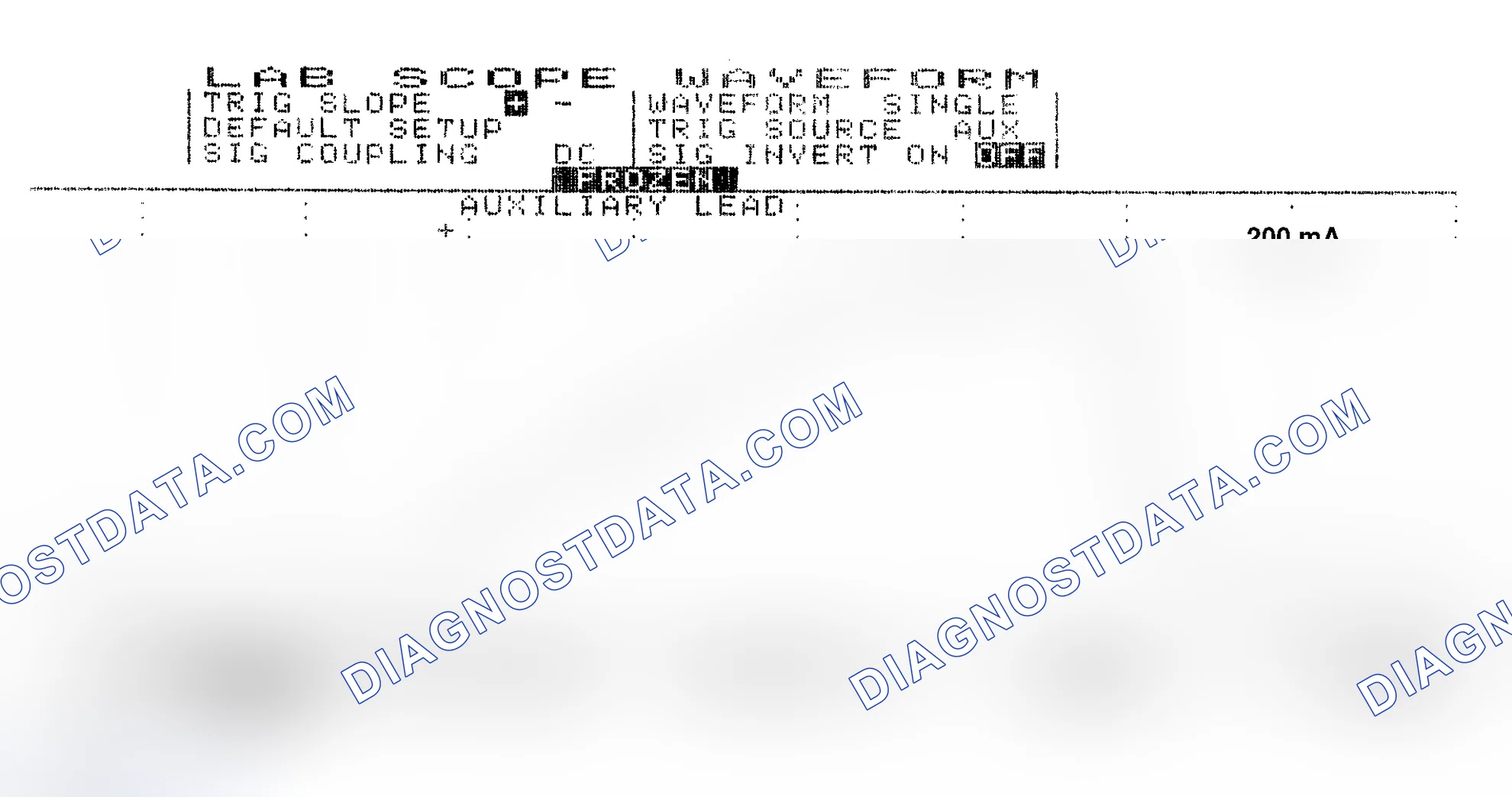 Scheme 13: Single Injector w/Normal Current Flow - Current Pattern