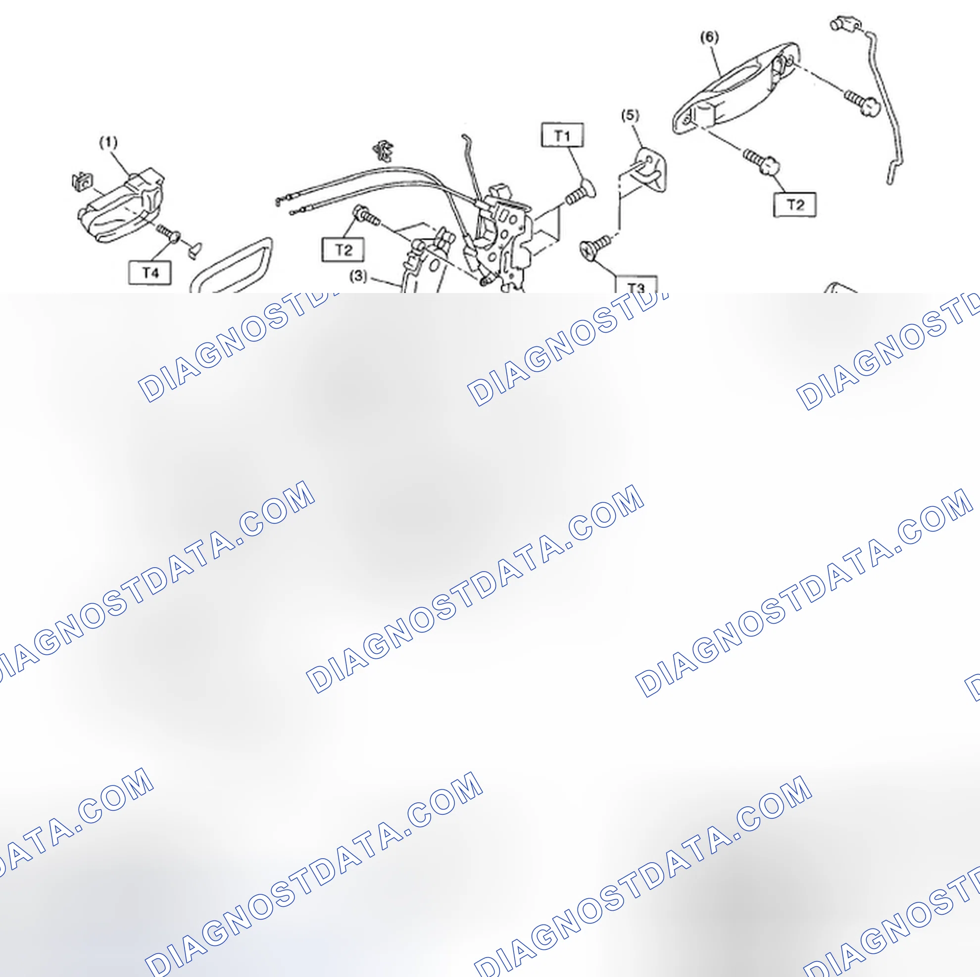 Scheme 8: DOOR LOCK ASSEMBLY