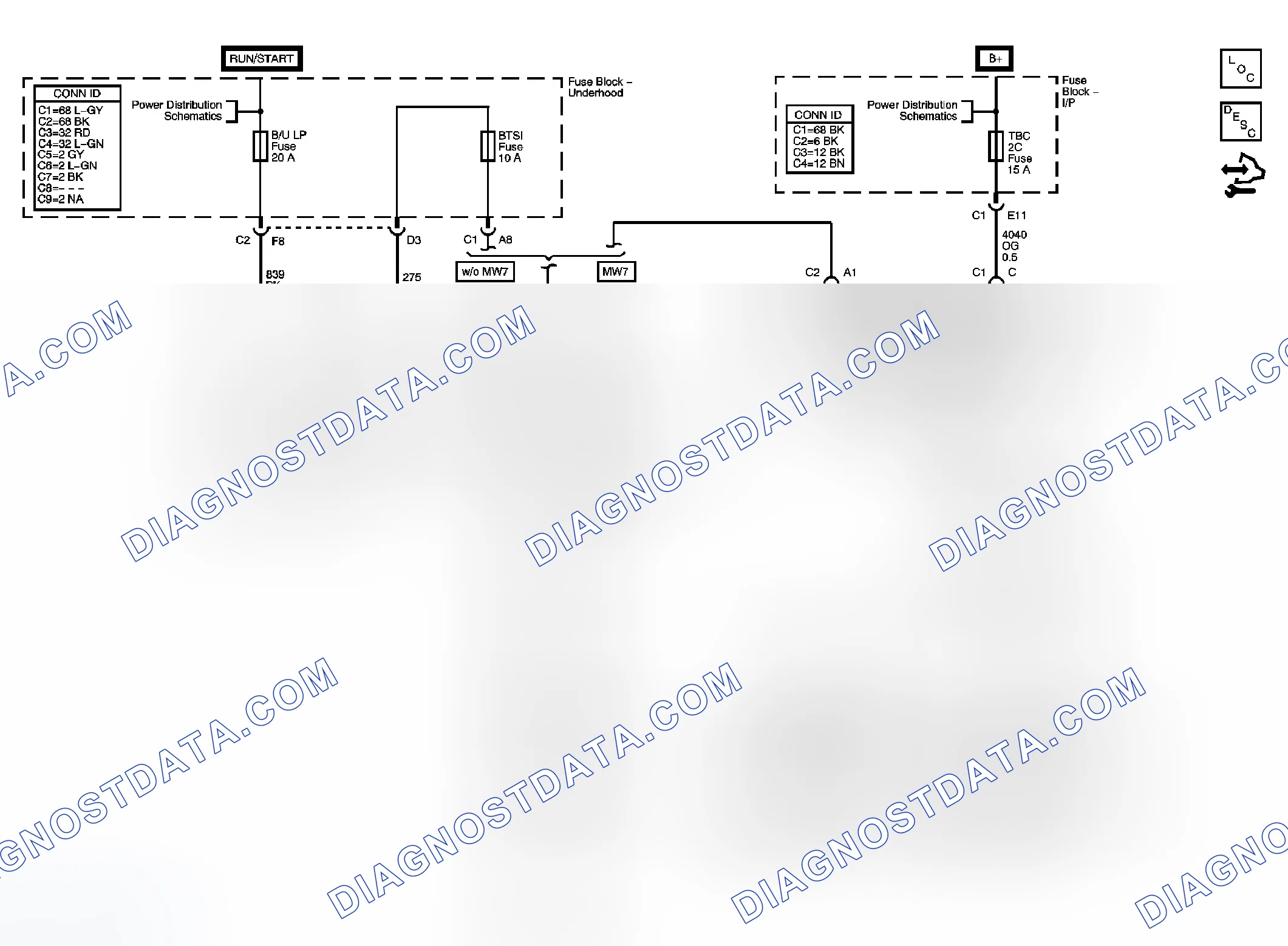 Scheme 203: Shift Lock Control Wiring Schematics