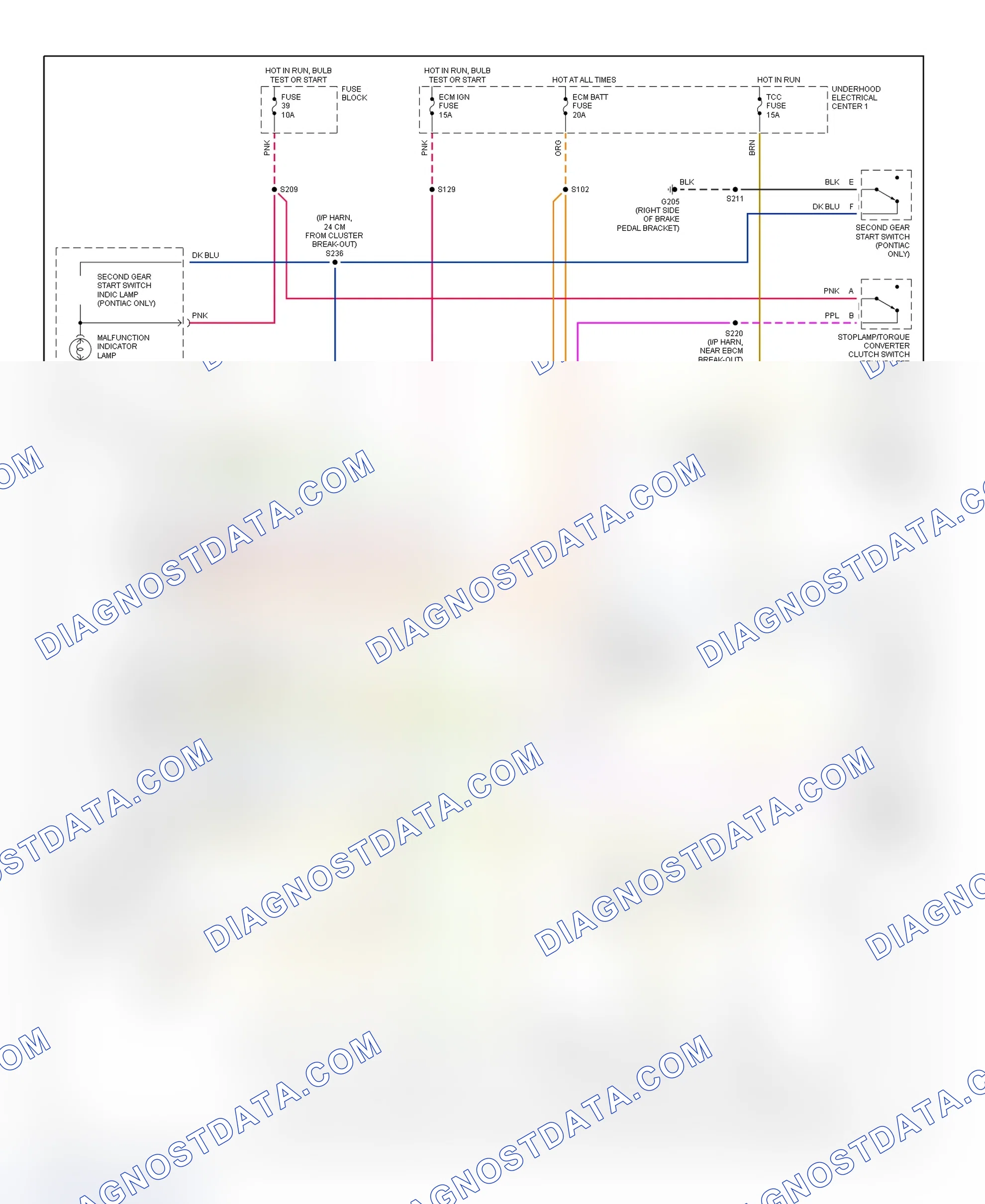 Scheme 144: 1995 "W" Body - 3.4L (Cutlass Supreme, Grand Prix, Lumina & Monte Carlo) Schematic
