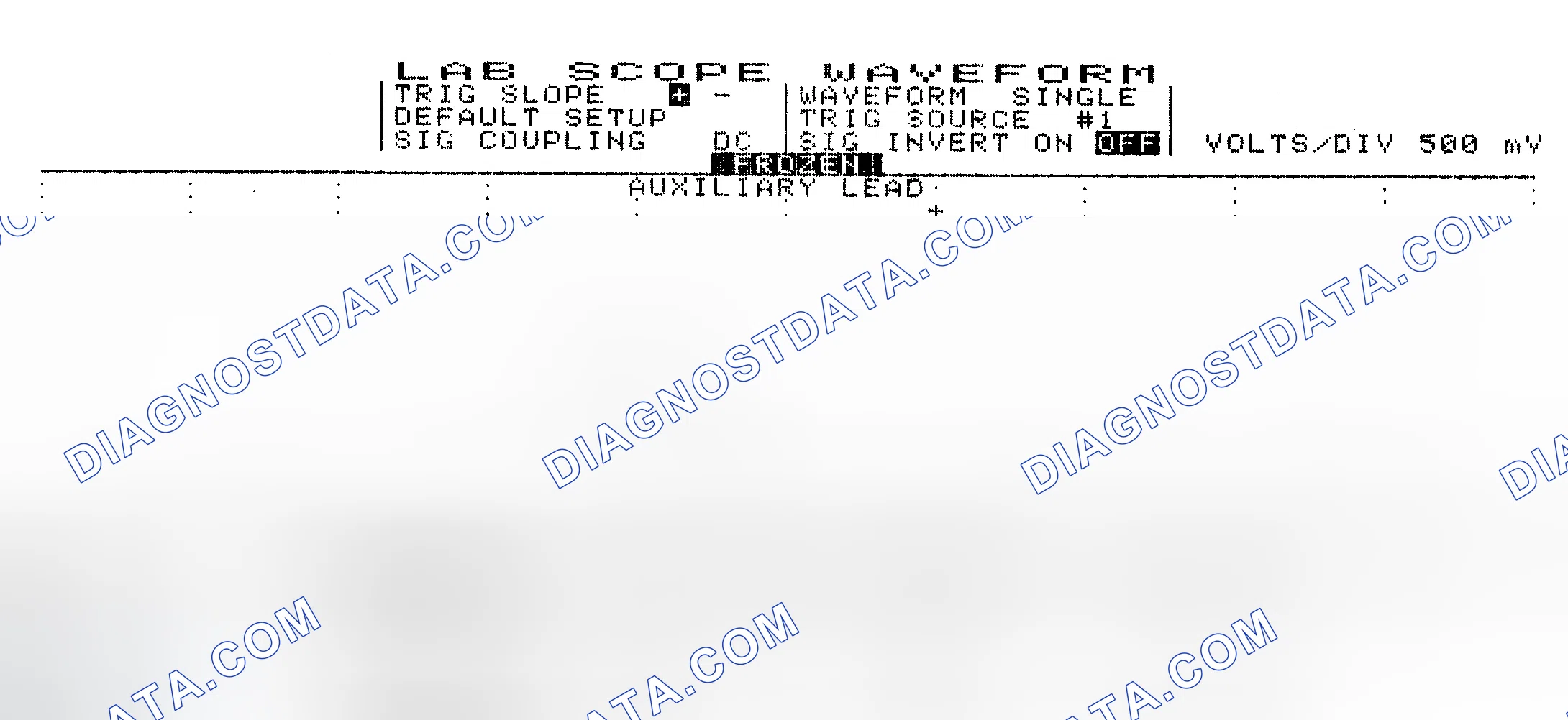 Scheme 10: Single Injector w/Excessive Current Flow - Current Pattern