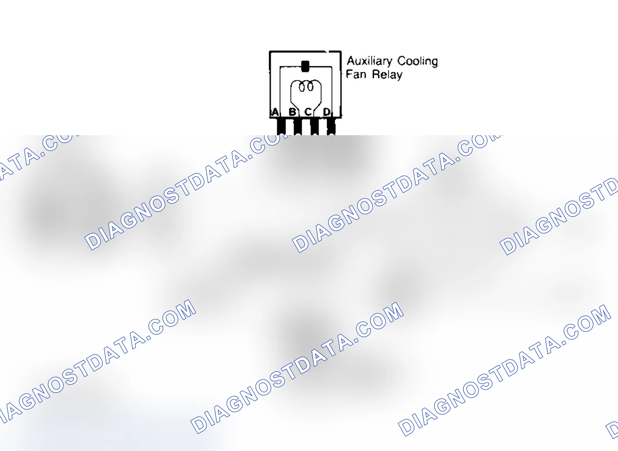 Scheme 48: AUXILIARY COOLING FAN CIRCUIT DIAGNOSIS