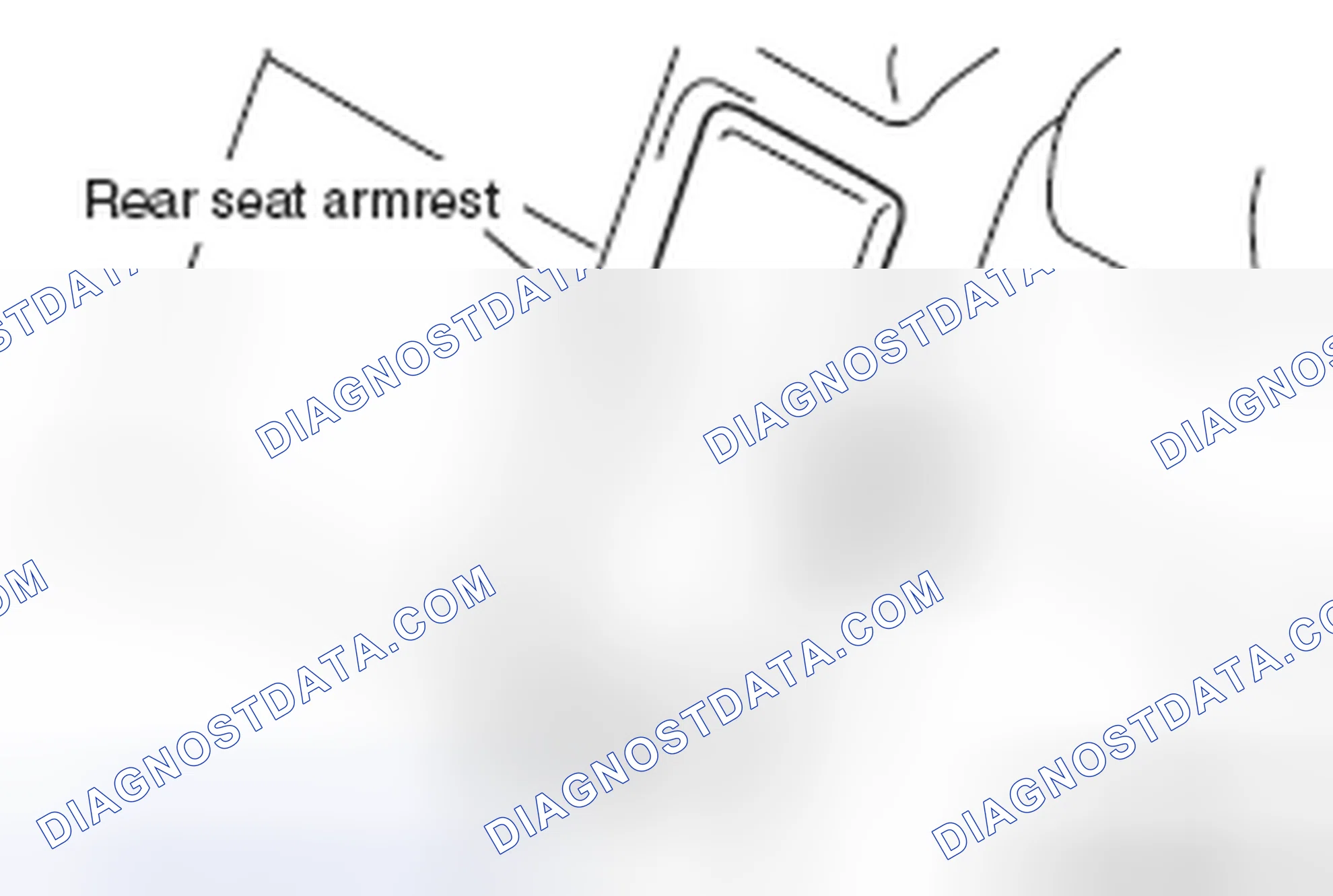 Scheme 18: << A >> REAR SEAT ARMREST REMOVAL