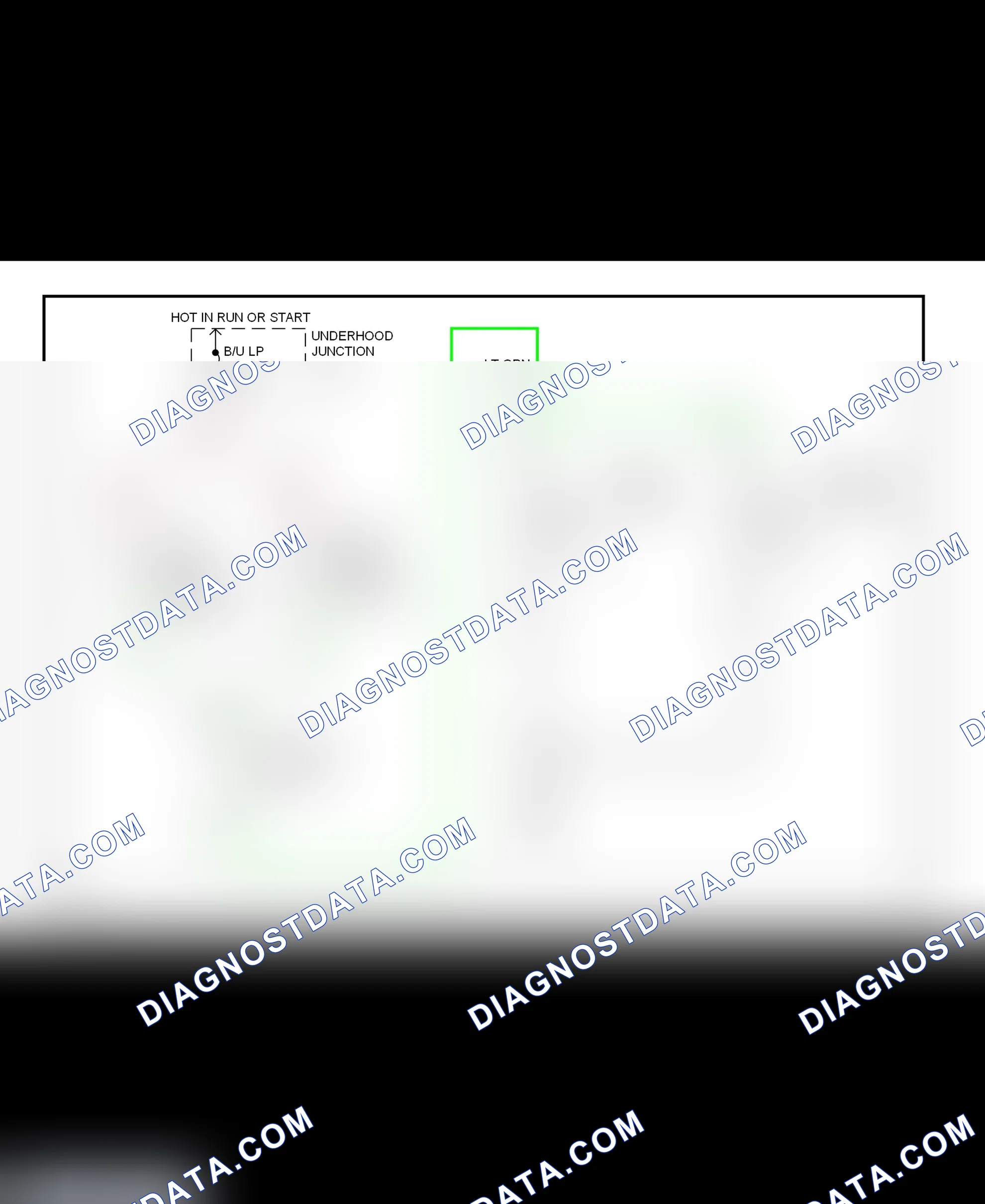 Scheme 72: Back-Up Lights Wiring Diagram (Saturn LW1 & LW2)