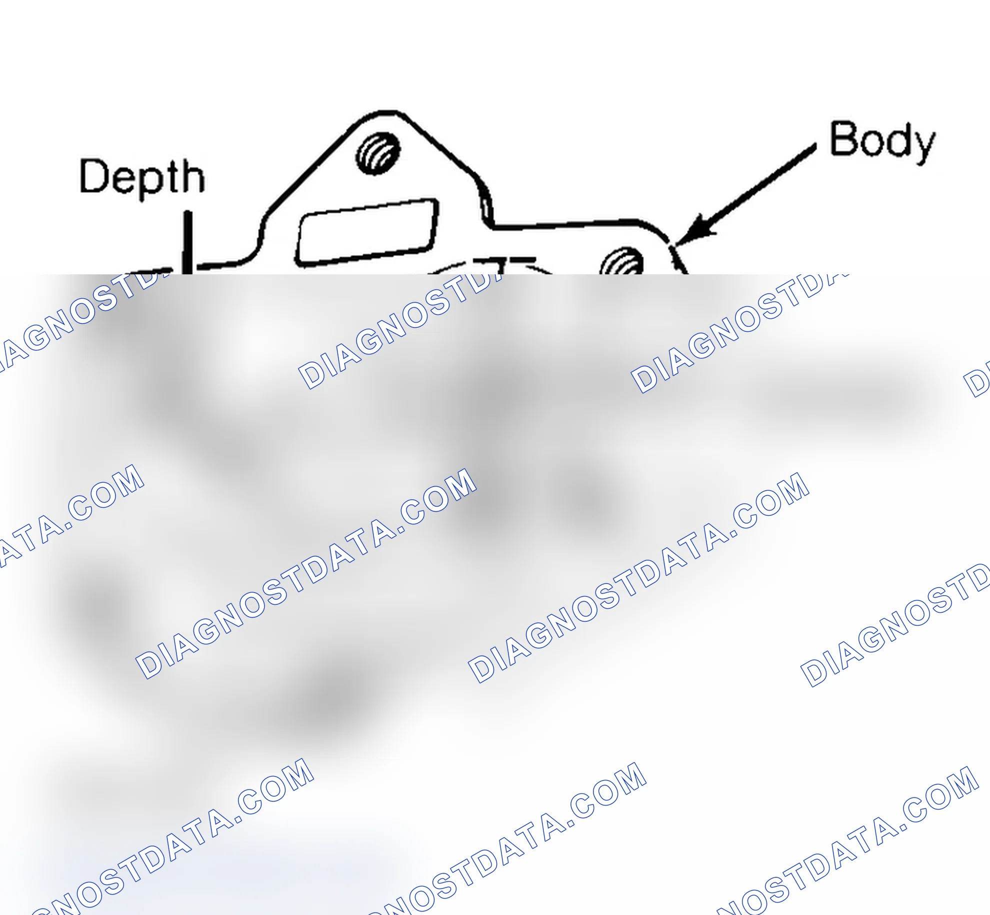 Scheme 35: Measuring Oil Pump Gear Cavity