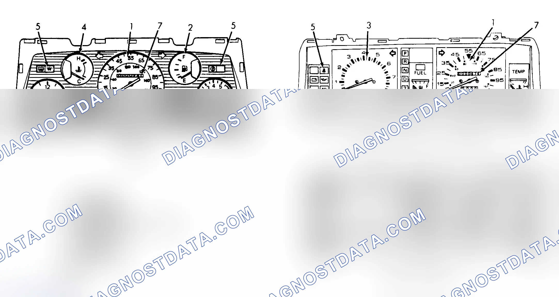 Scheme 1: SERVICE INDICATOR & WARNING LIGHTS